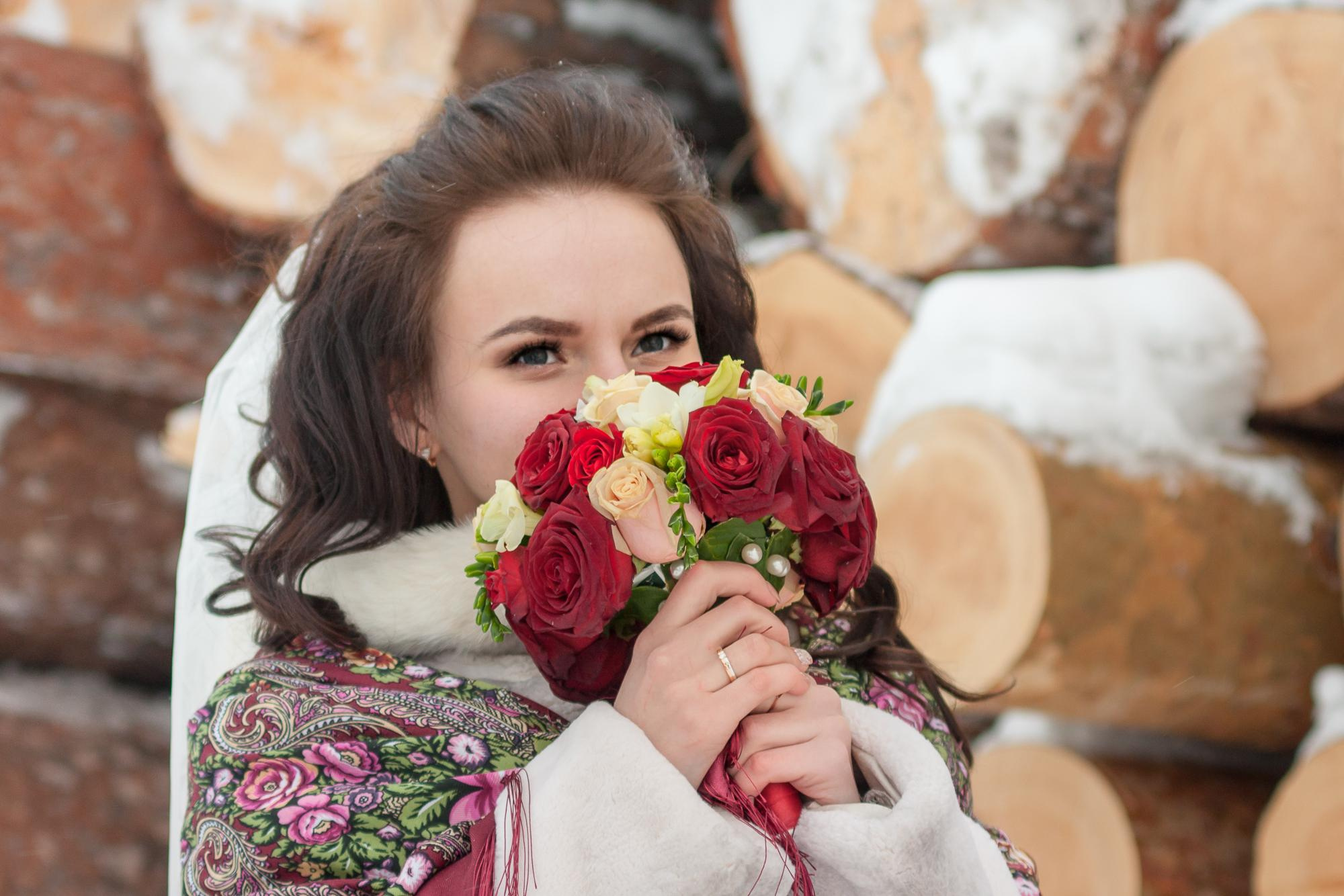 Зимняя свадьба. Семейный фотограф Владимир Просвиркин. г. Самара