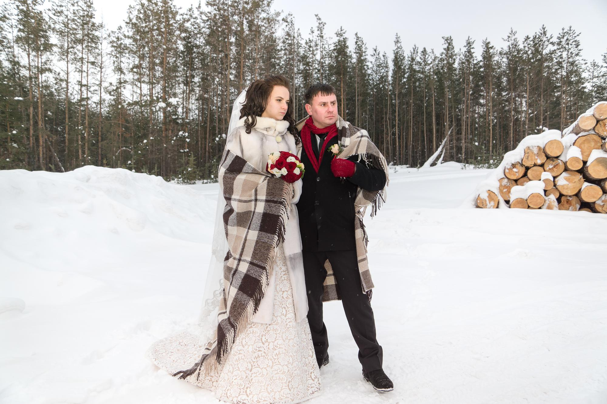 Зимняя свадьба. Семейный фотограф Владимир Просвиркин. г. Самара