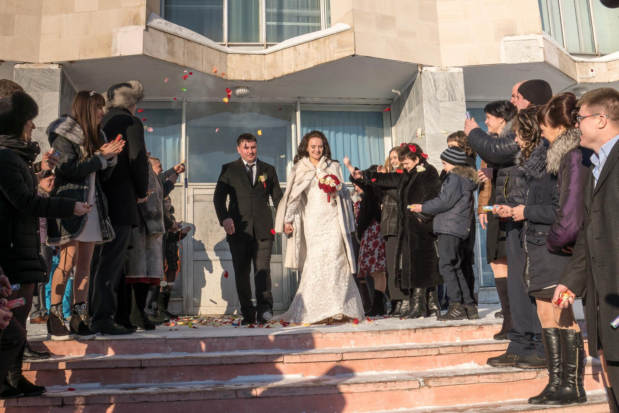 Зимняя свадьба. Семейный фотограф Владимир Просвиркин. г. Самара