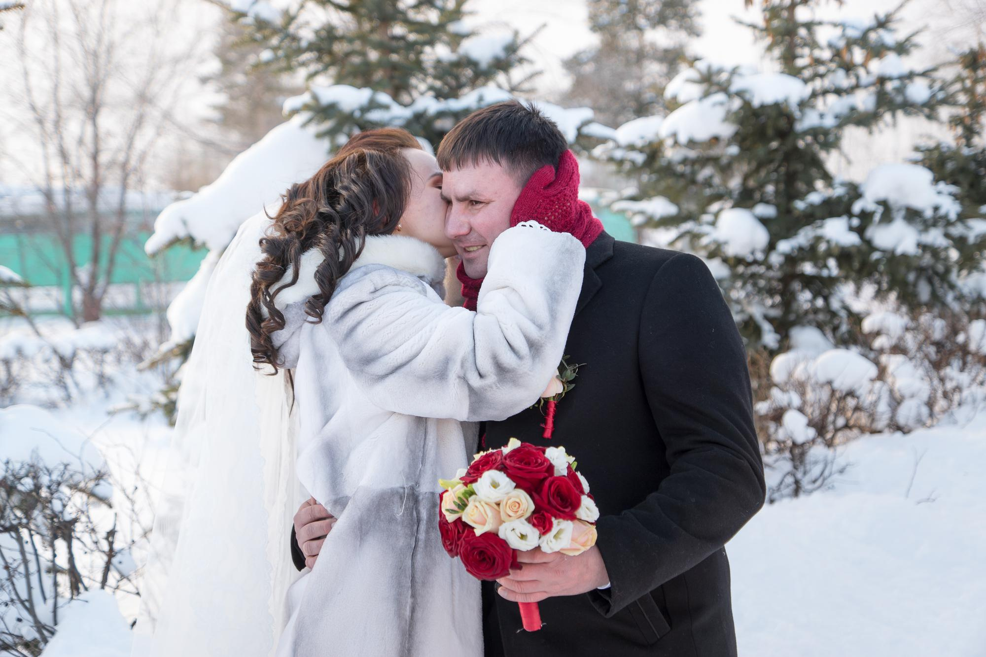 Зимняя свадьба. Семейный фотограф Владимир Просвиркин. г. Самара