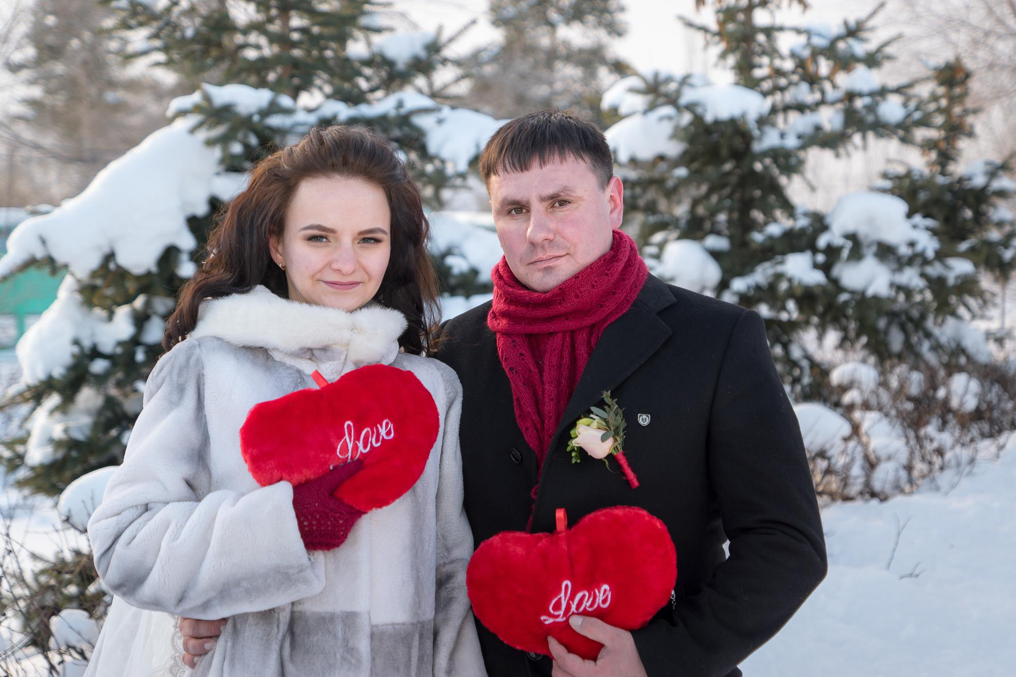 Зимняя свадьба. Семейный фотограф Владимир Просвиркин. г. Самара