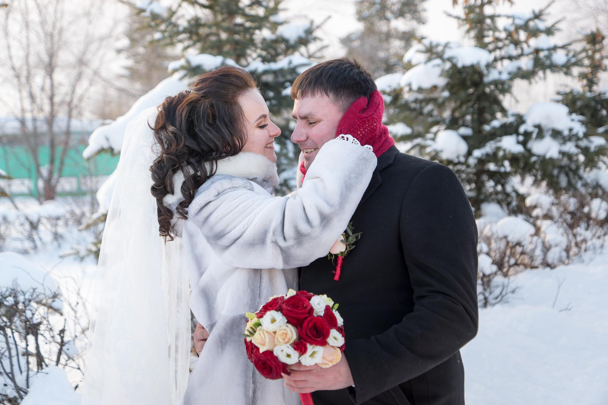 Зимняя свадьба. Семейный фотограф Владимир Просвиркин. г. Самара
