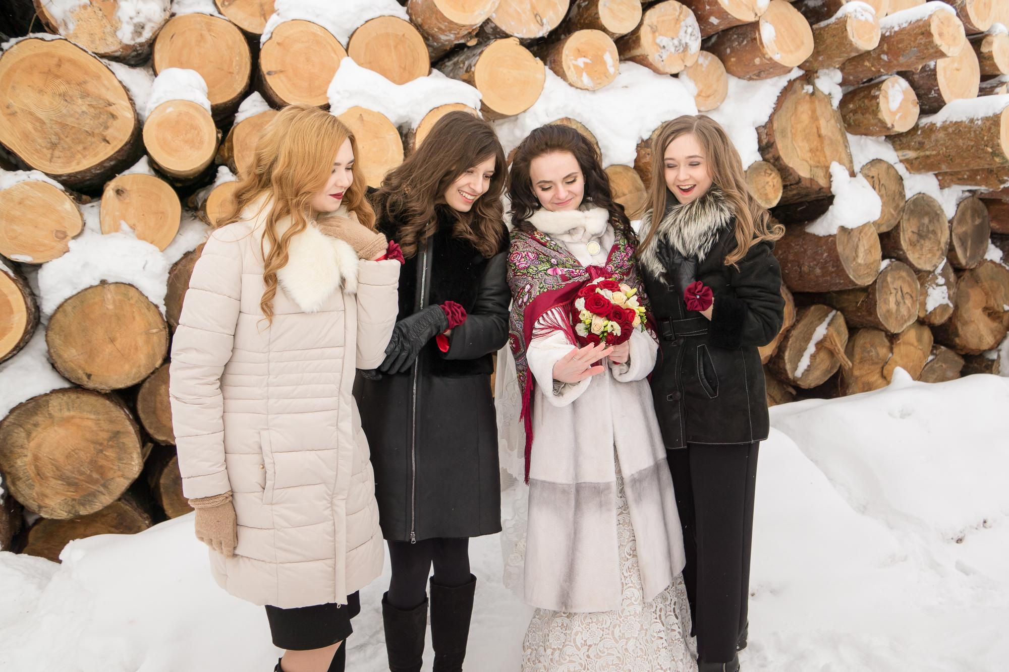 Зимняя свадьба. Семейный фотограф Владимир Просвиркин. г. Самара