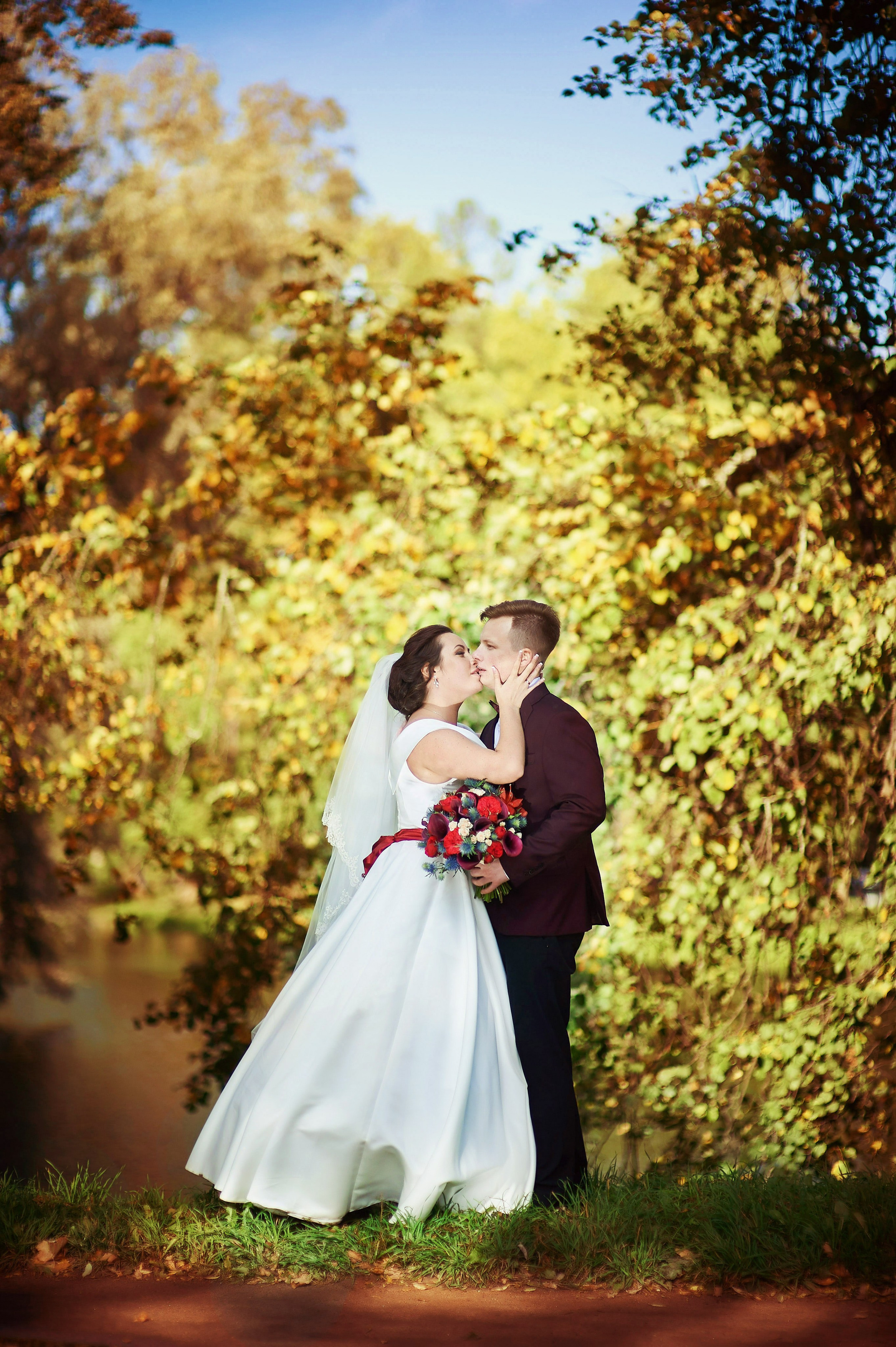 Ангелина и Сергей (фотосессия в осеннем Пушкине). Портретный, семейный и свадебный фотограф в Санкт-Петербурге и в Пушкине Ширяев Денис