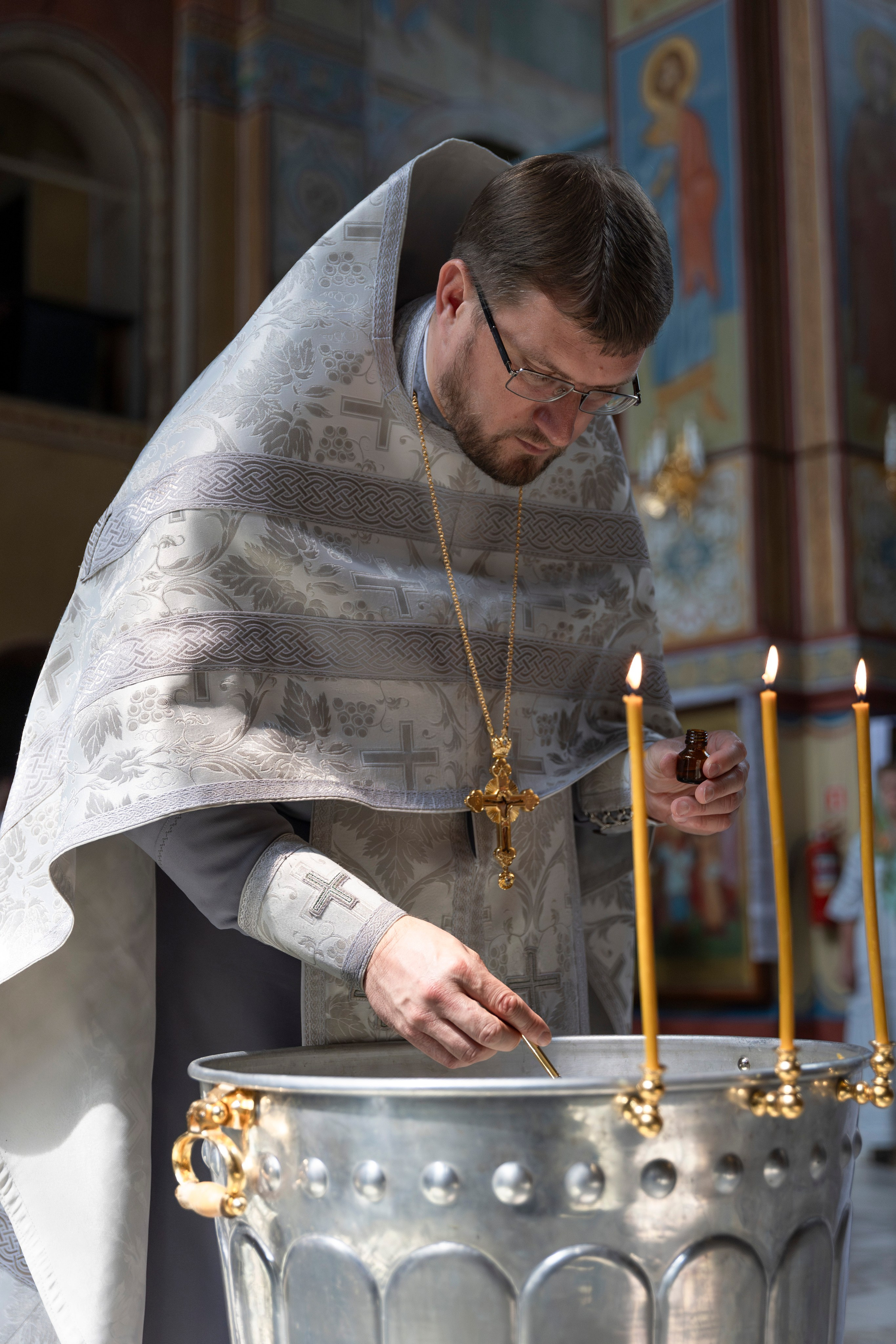 Крещение Родиона. ТОП Фотограф на Крещение и Венчание Железногорск Алексей Мещеряков