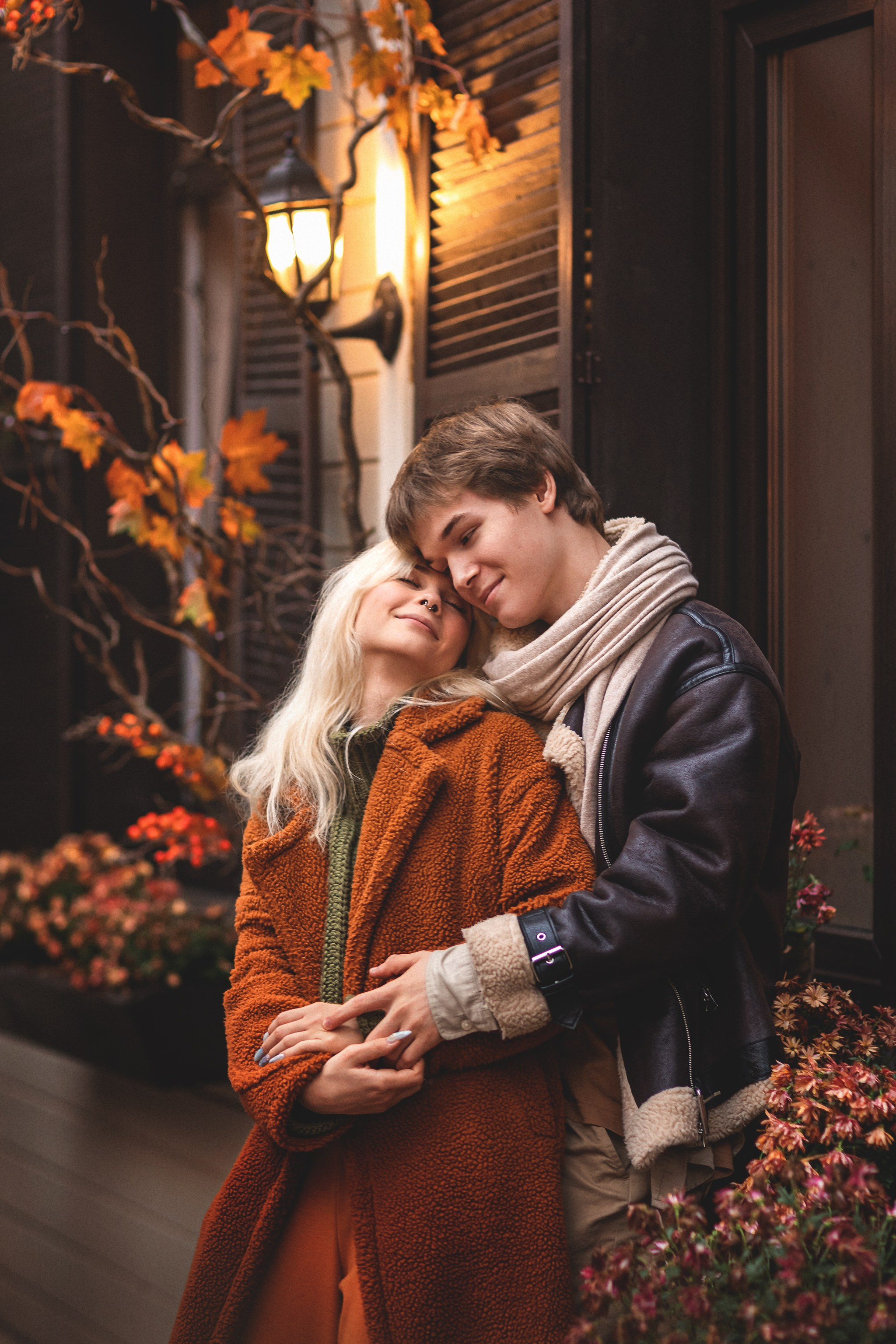 Осенняя лавстори. Детский и семейный фотограф Елена Михайлова в Москве