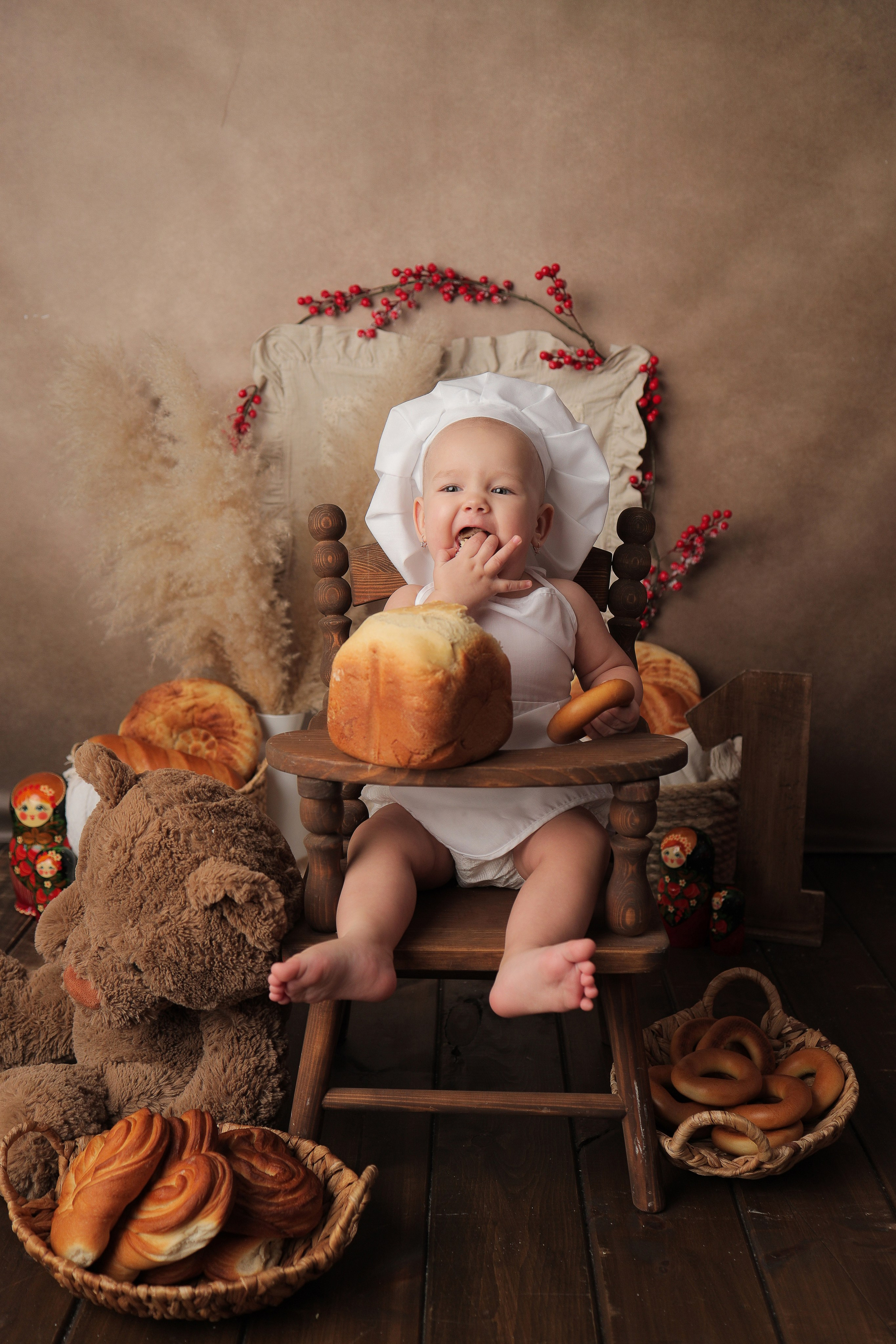 Ангелина, 1 годик. Фотограф новорожденных в Новокузнецке Анна Горошникова