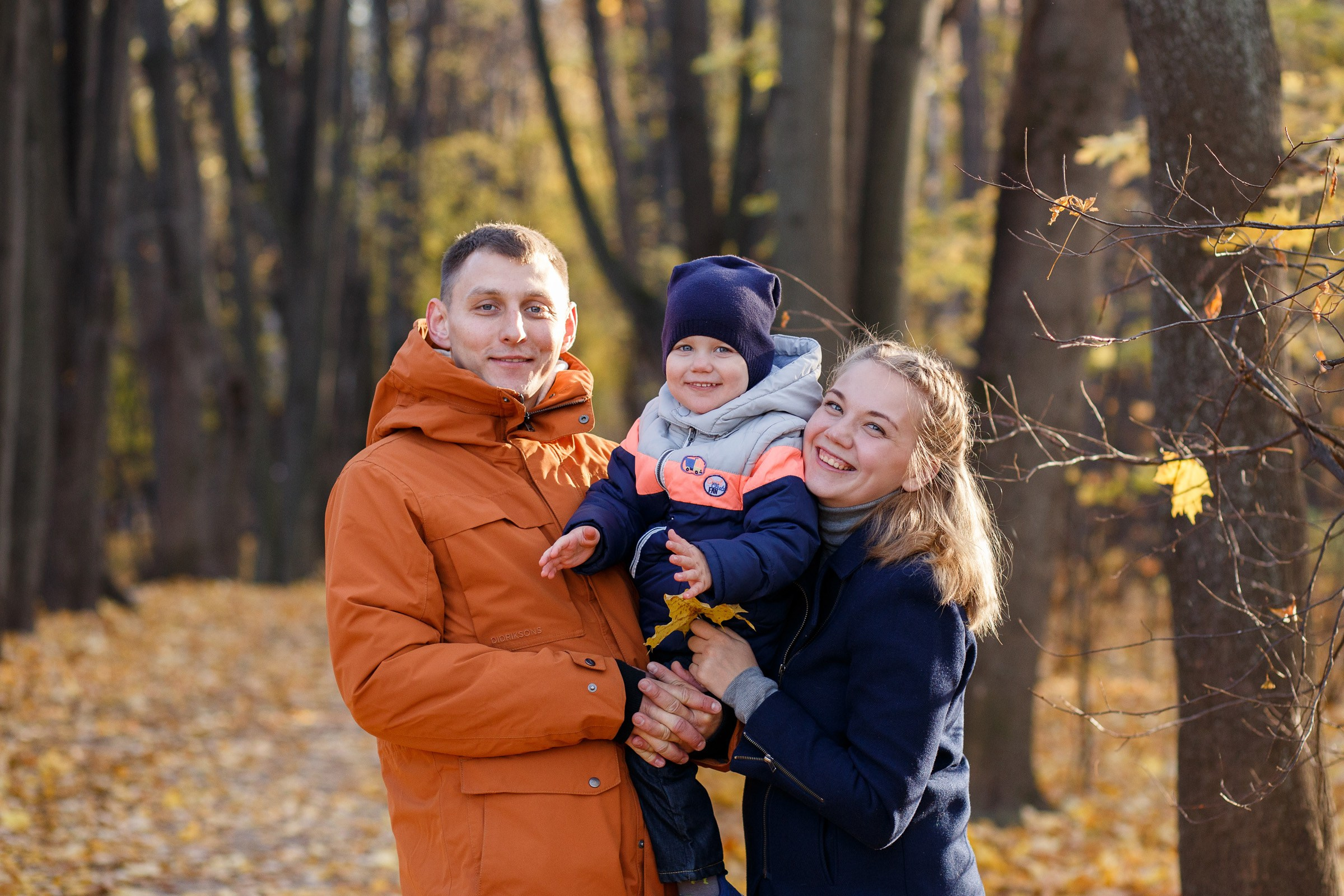 Осенняя прогулка. Семьи, портреты, школьные съемки. Фотограф Лагутина Елена. Москва
