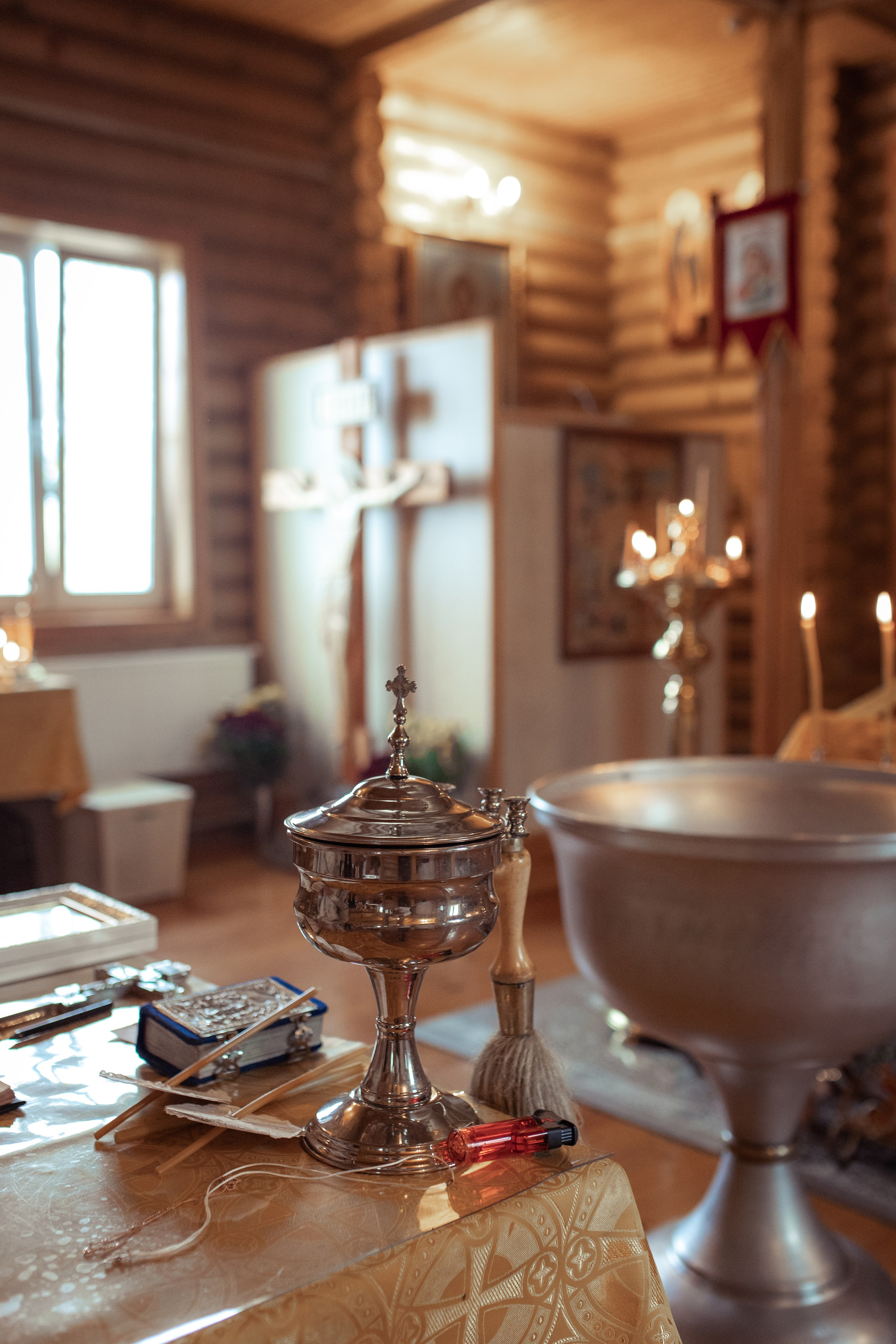 Таинство Крещения Мии. Храм Патриарха Тихона, х.Коржевский. Фотограф на Крещение и Венчание Краснодарский край — Гранкина Юлия