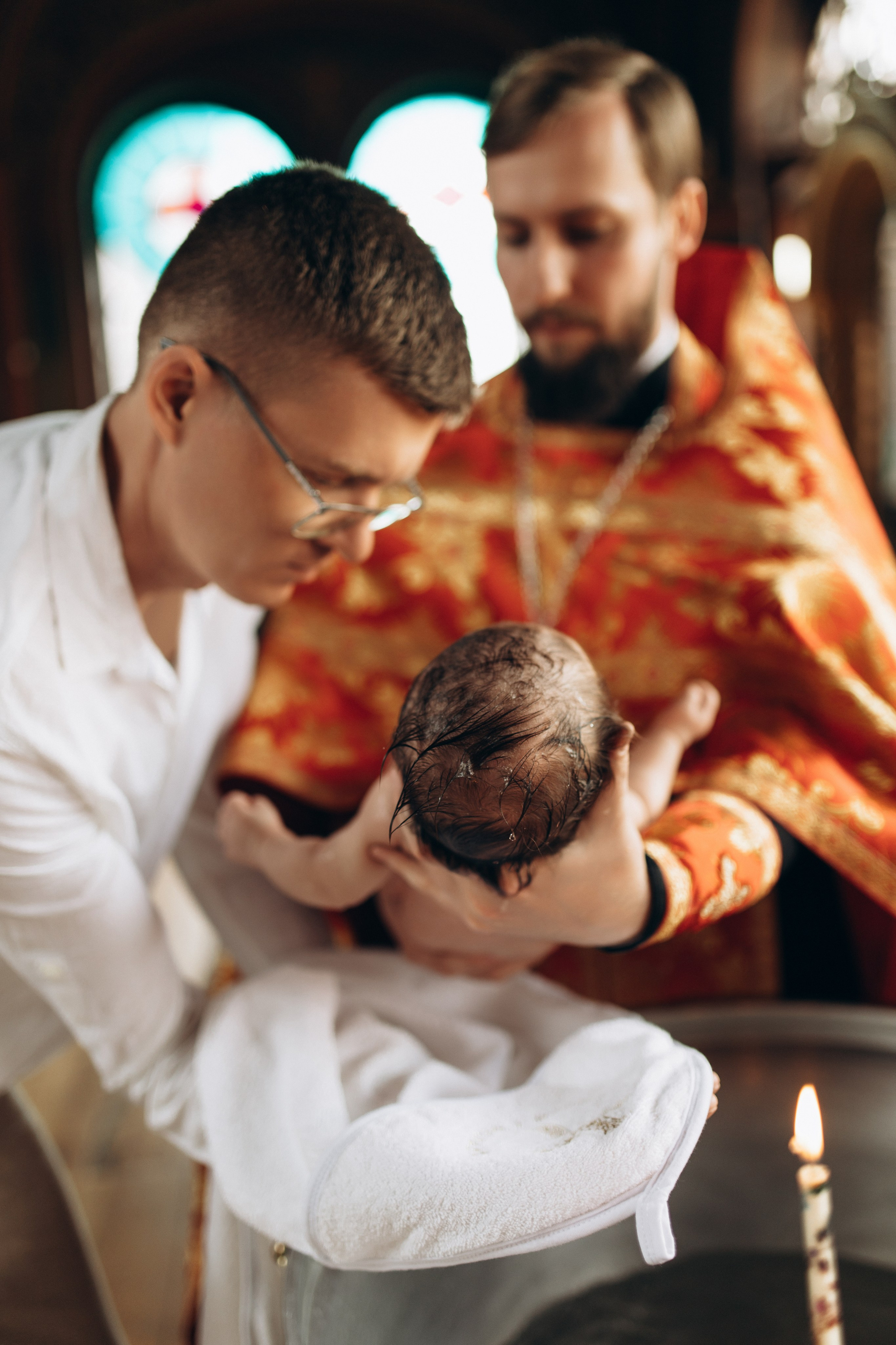 Крещение Лёвы. Самый теплый фотограф в Краснодаре Рябоконь Ксения