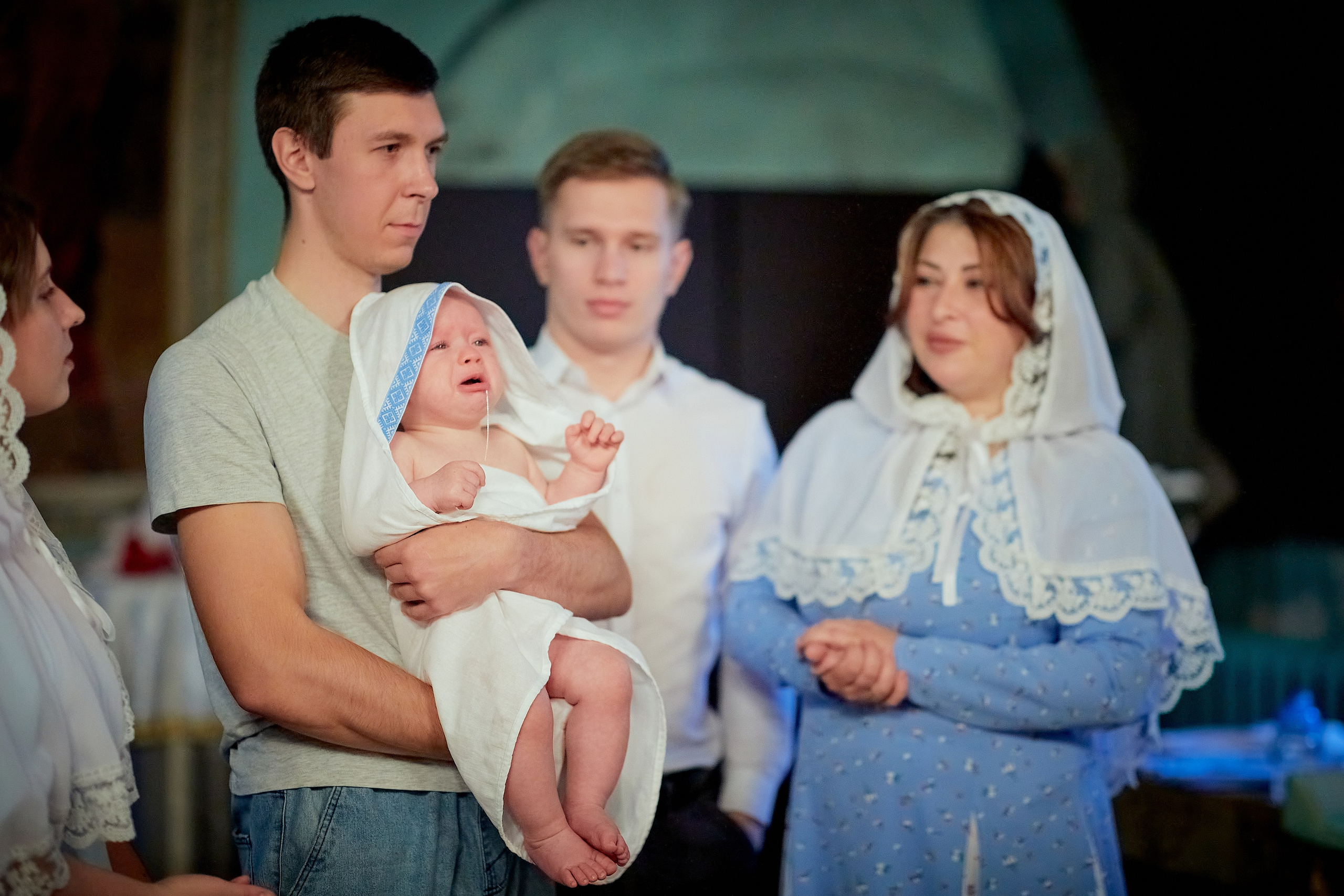 Крещение Егорушки. Семейный и детский фотограф в Ярославле Юлия Галашина