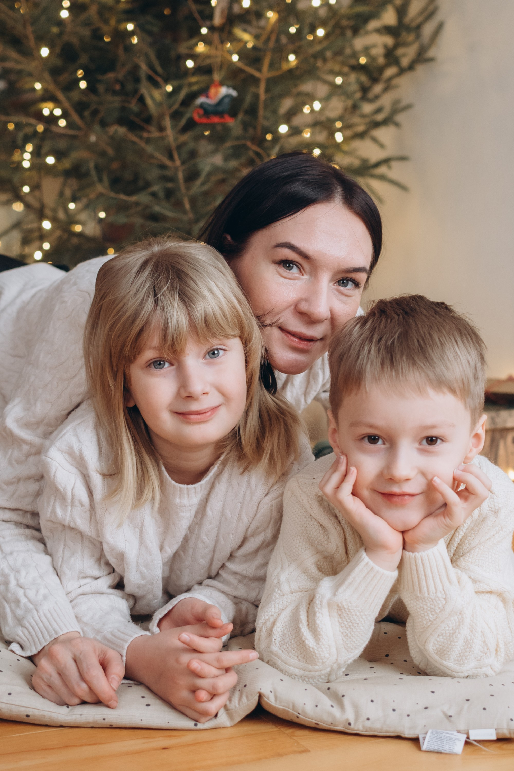 Новогодняя съемка Ольги с семьей. Семейный фотограф в Тюмени Ксения Мязитова