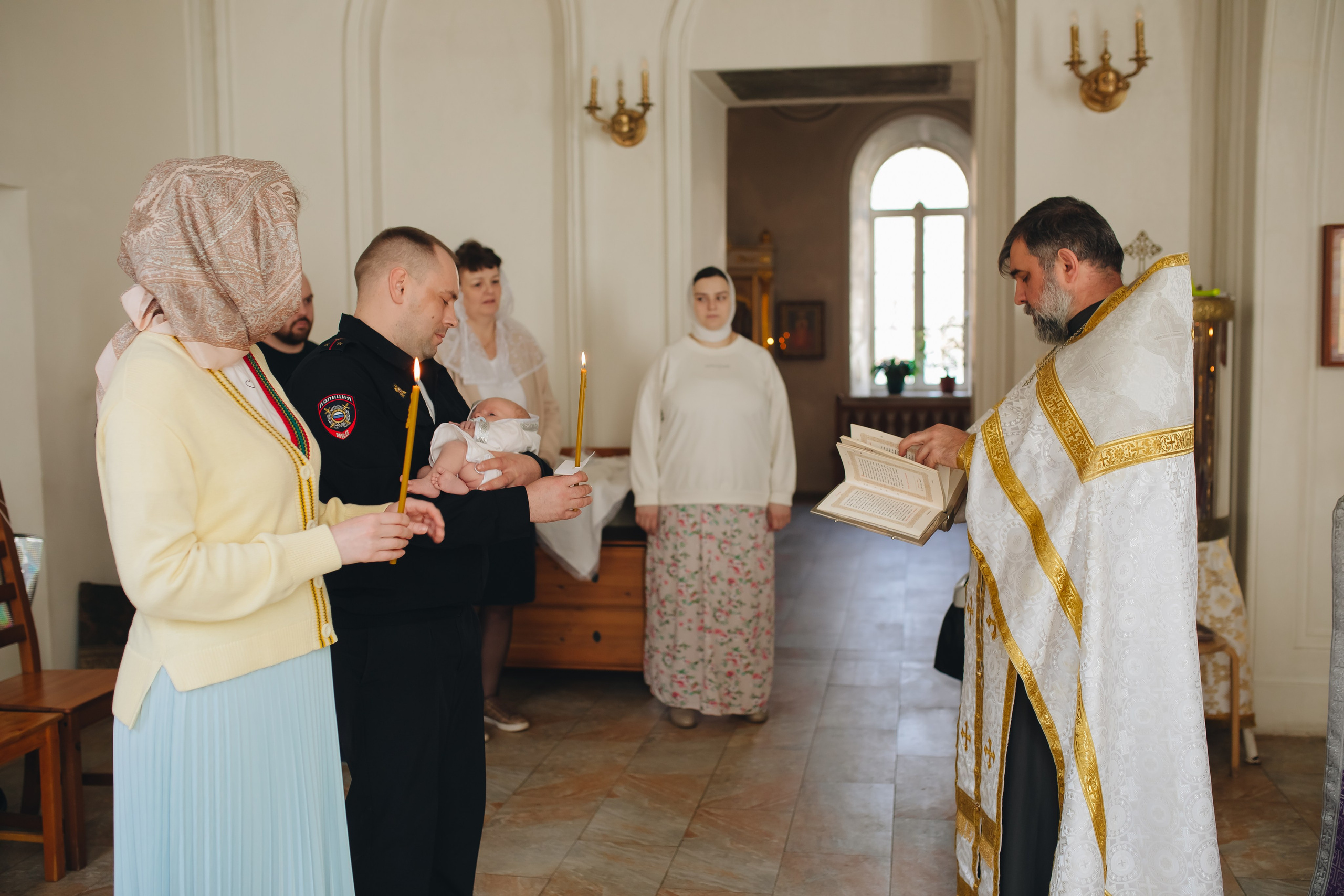 Крещение в светлом Храме. Семейный и детский фотограф в Москве Дорогова Екатерина