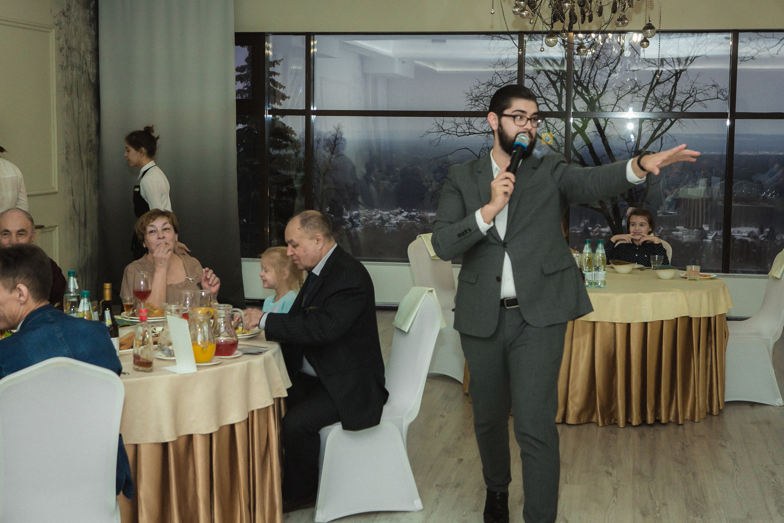 Ведущий Уфа Азат Гайсин. Юбилей. Ресторан Высота 22. Ведущий мероприятий и праздников - Азат Гайсин