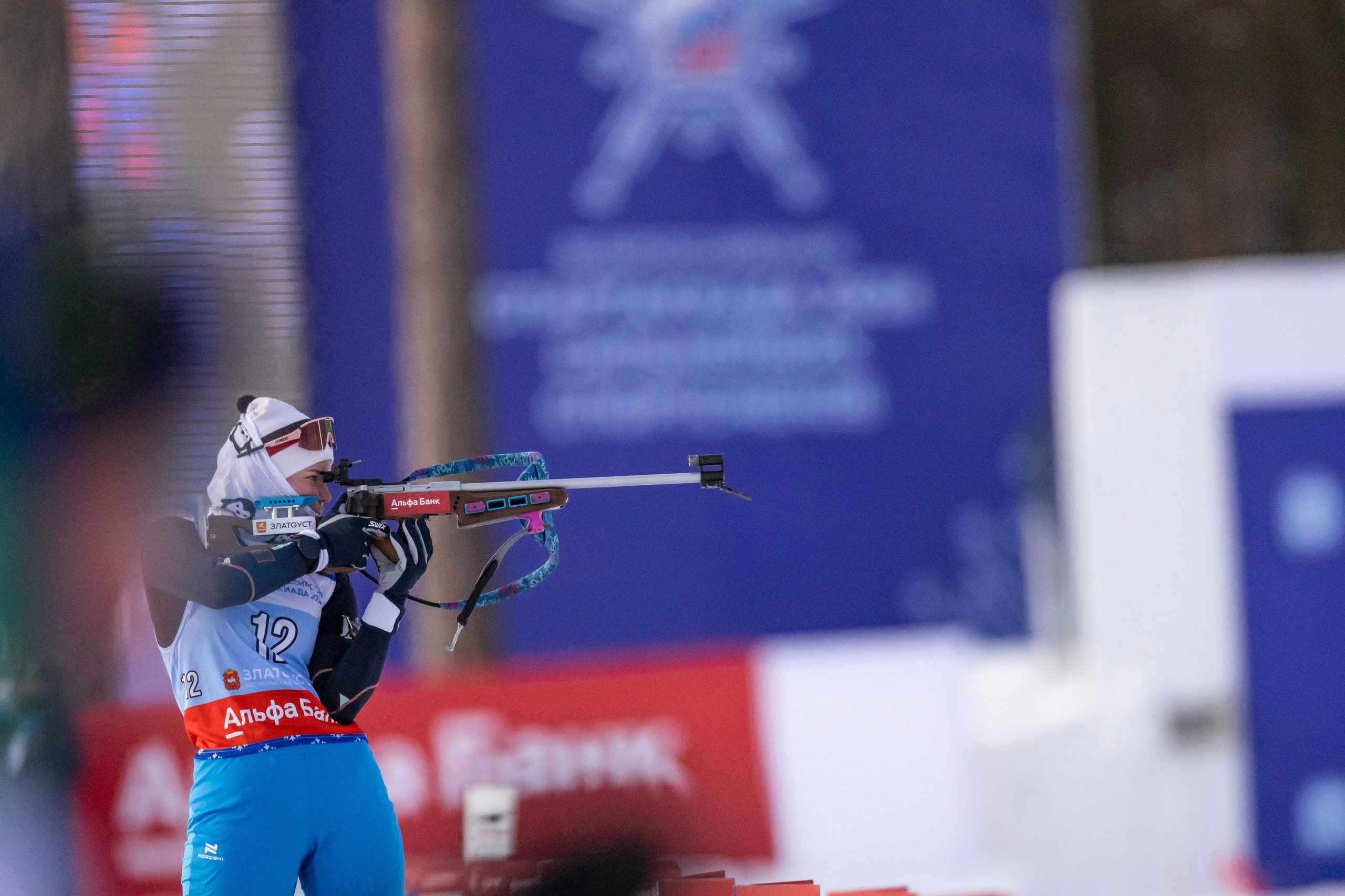 Всероссийская спартакиада по биатлону. Спринт. Женщины. Спортивный репортажный фотограф Казань Нафис Сиразетдинов