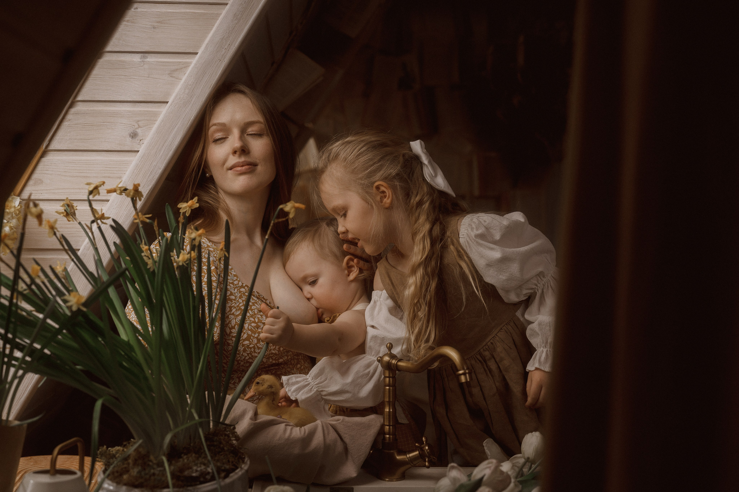 Семейная фотосессия г. Пушкино. Николь, Мия и Александра. Семейный и детский фотограф в Сергиев Посаде, Хотьково Якимчук Любовь