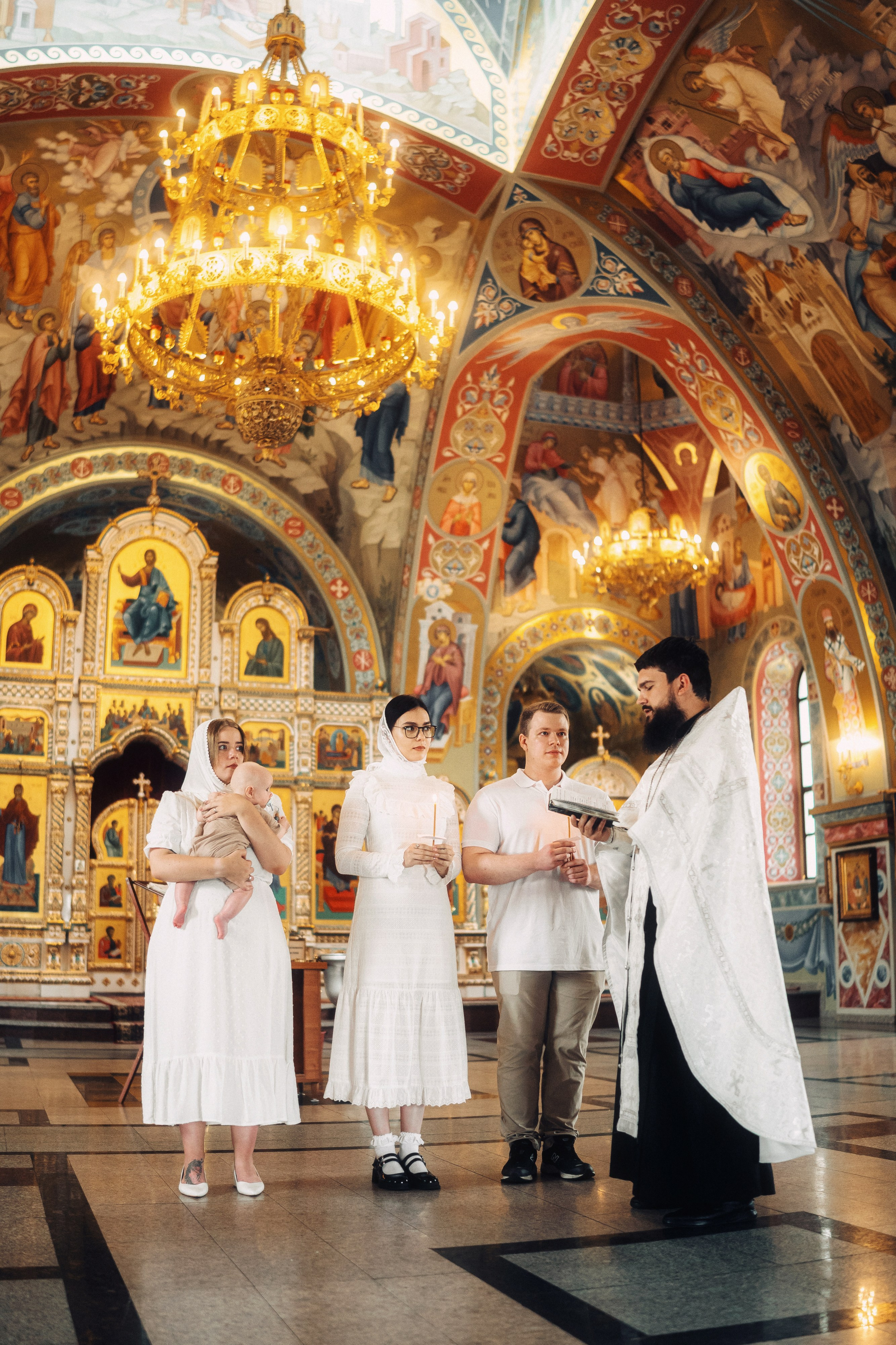 Крещение в храме Всецарица. Свадебный и репортажный фотограф в Воронеже Роман Янко