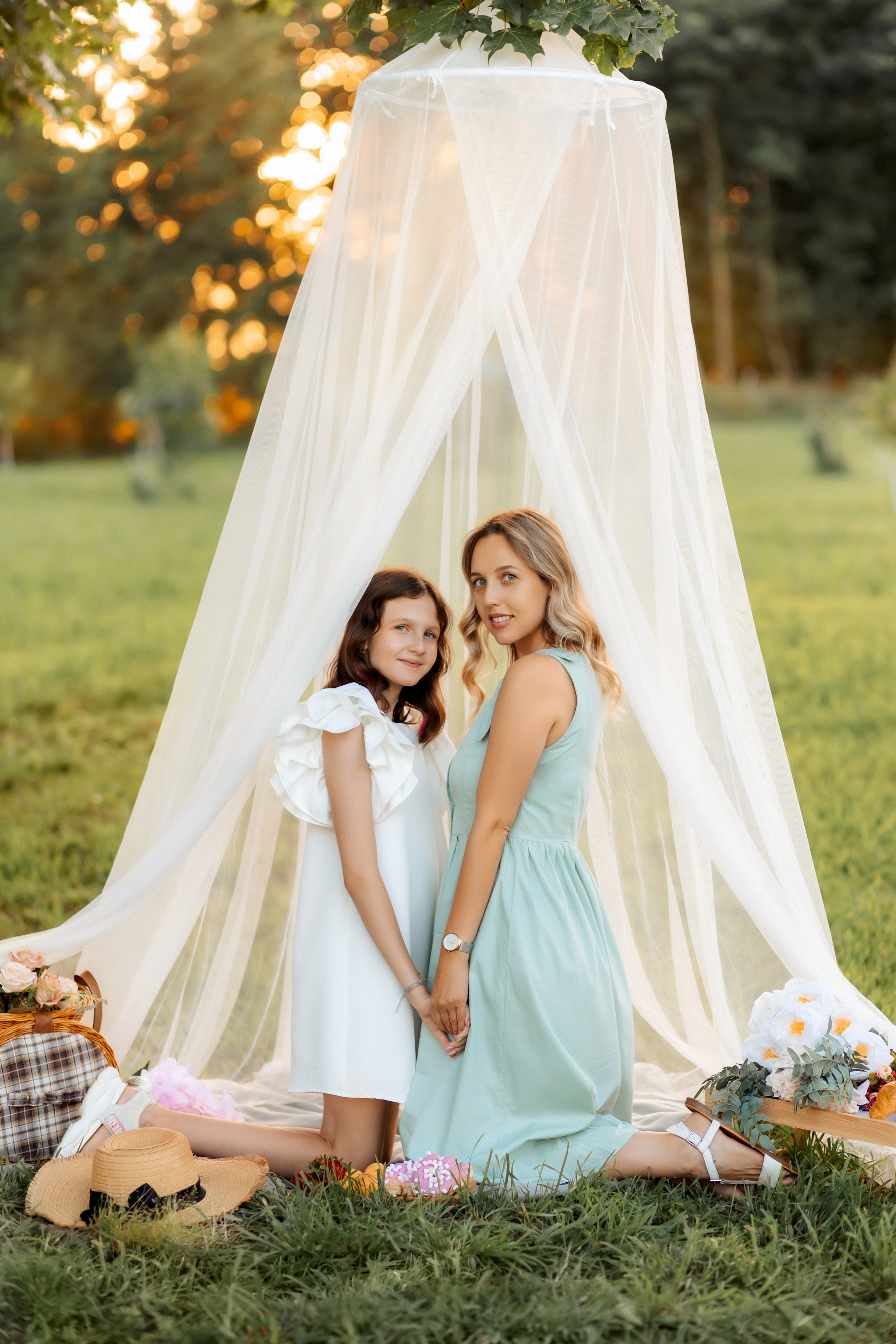 Пикник для мамы с дочкой. Зотова Алена — семейный и женский фотограф в Зеленограде