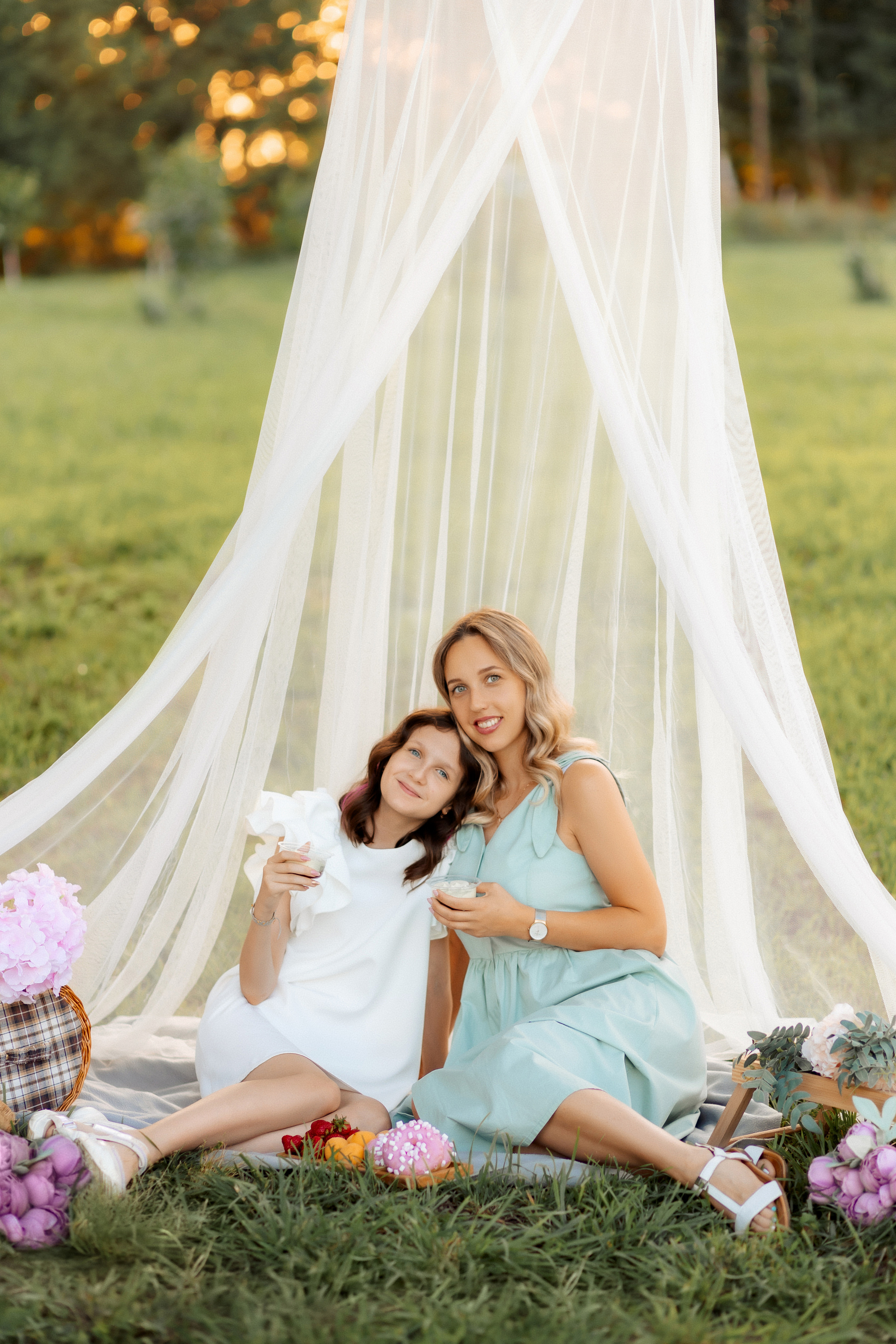 Пикник для мамы с дочкой. Зотова Алена — семейный и женский фотограф в Зеленограде