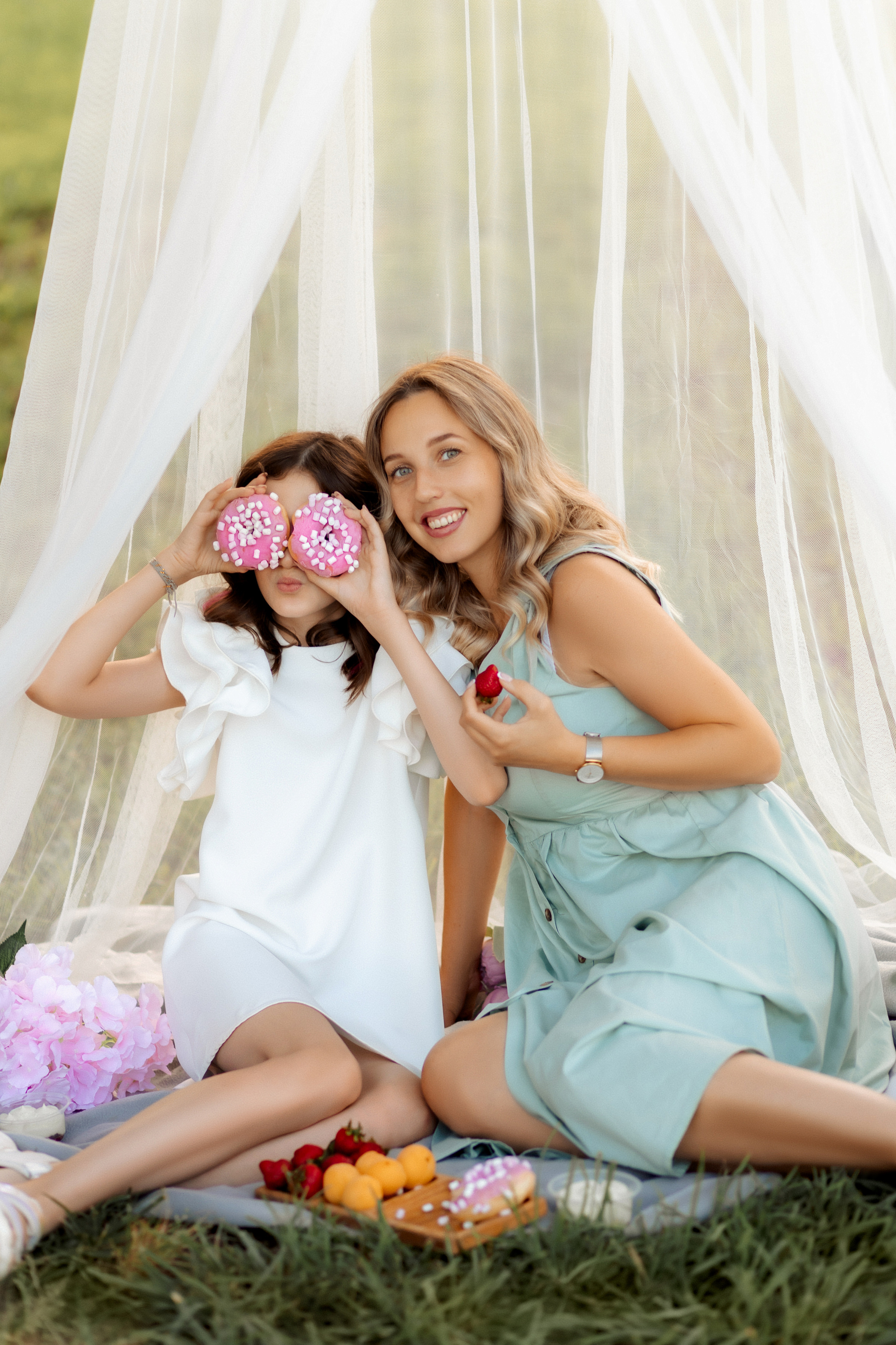 Пикник для мамы с дочкой. Зотова Алена — семейный и женский фотограф в Зеленограде