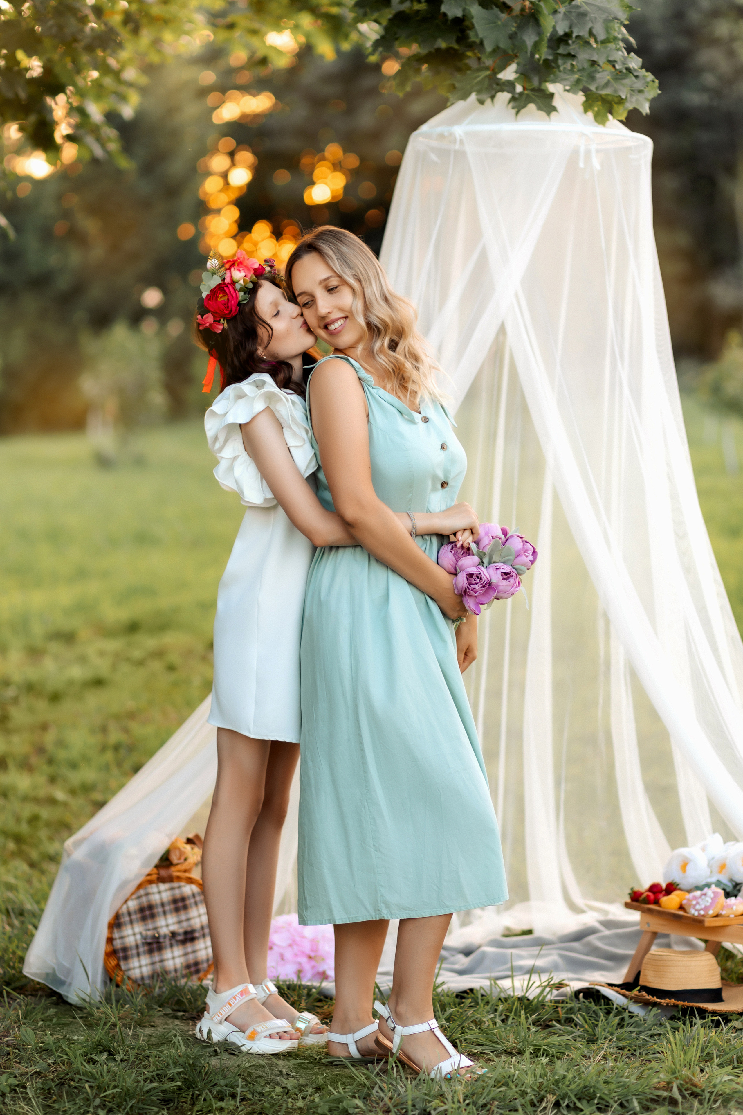 Пикник для мамы с дочкой. Зотова Алена — семейный и женский фотограф в Зеленограде