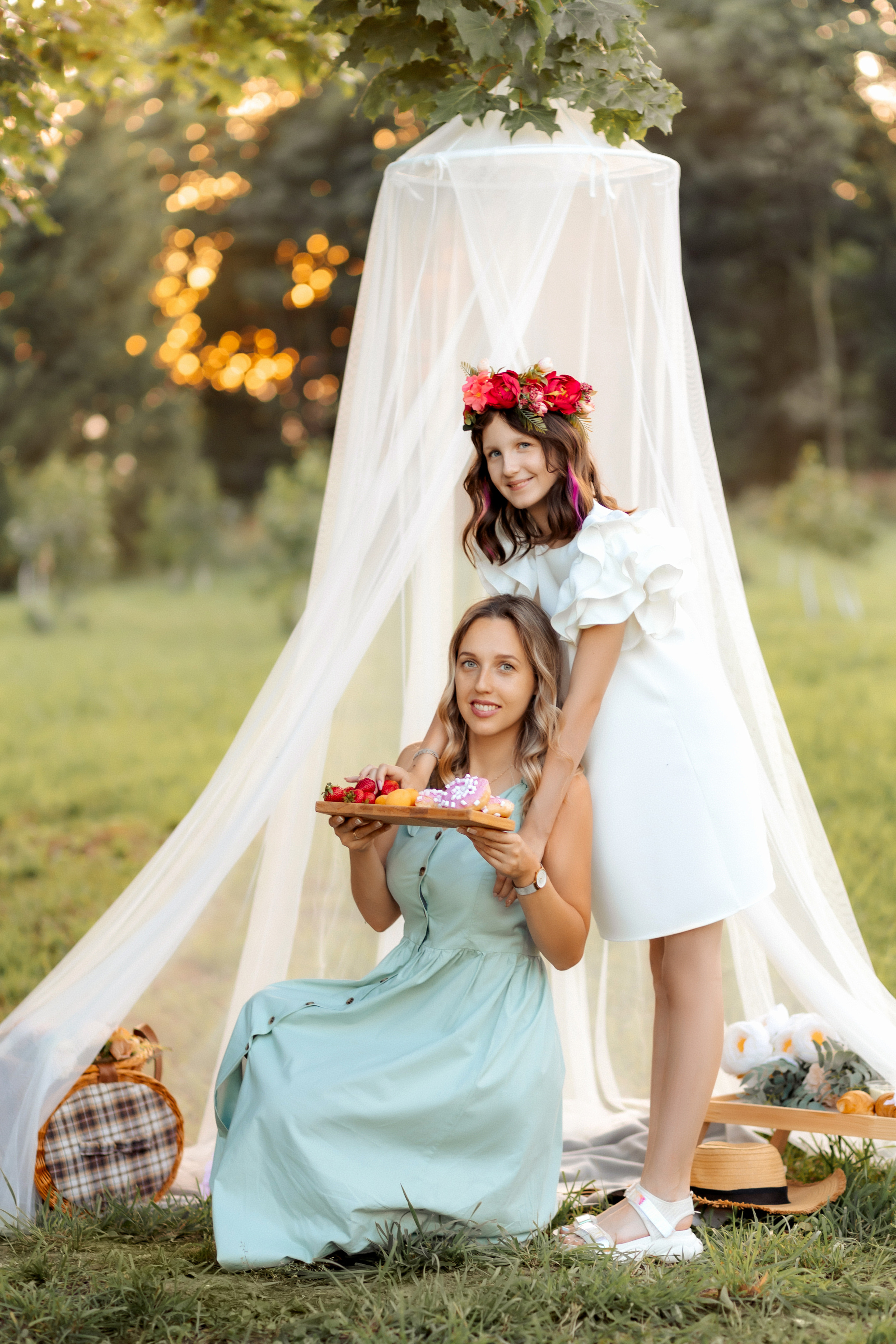 Пикник для мамы с дочкой. Зотова Алена — семейный и женский фотограф в Зеленограде