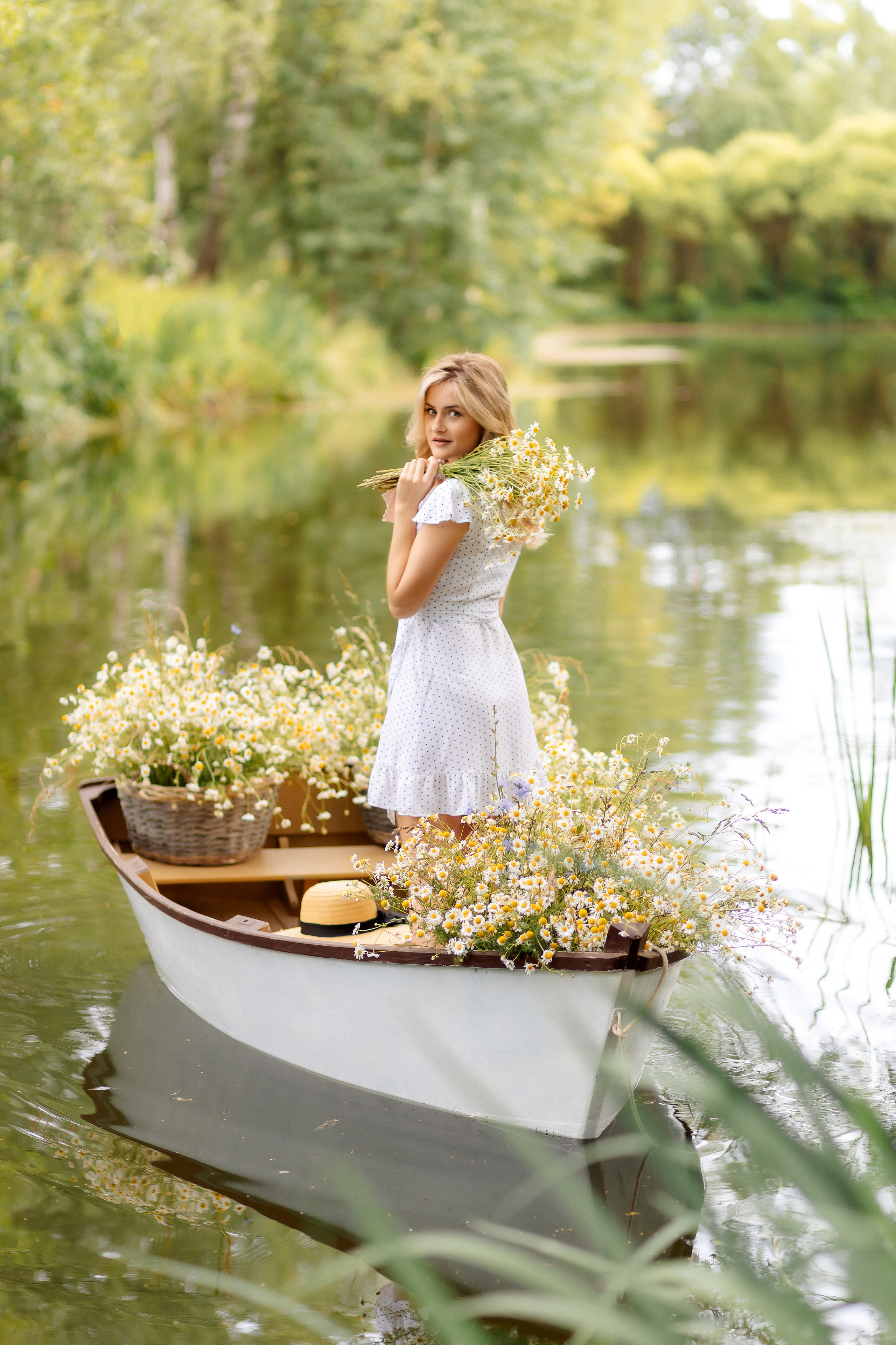 Фотопроект «Цветочная лодка»