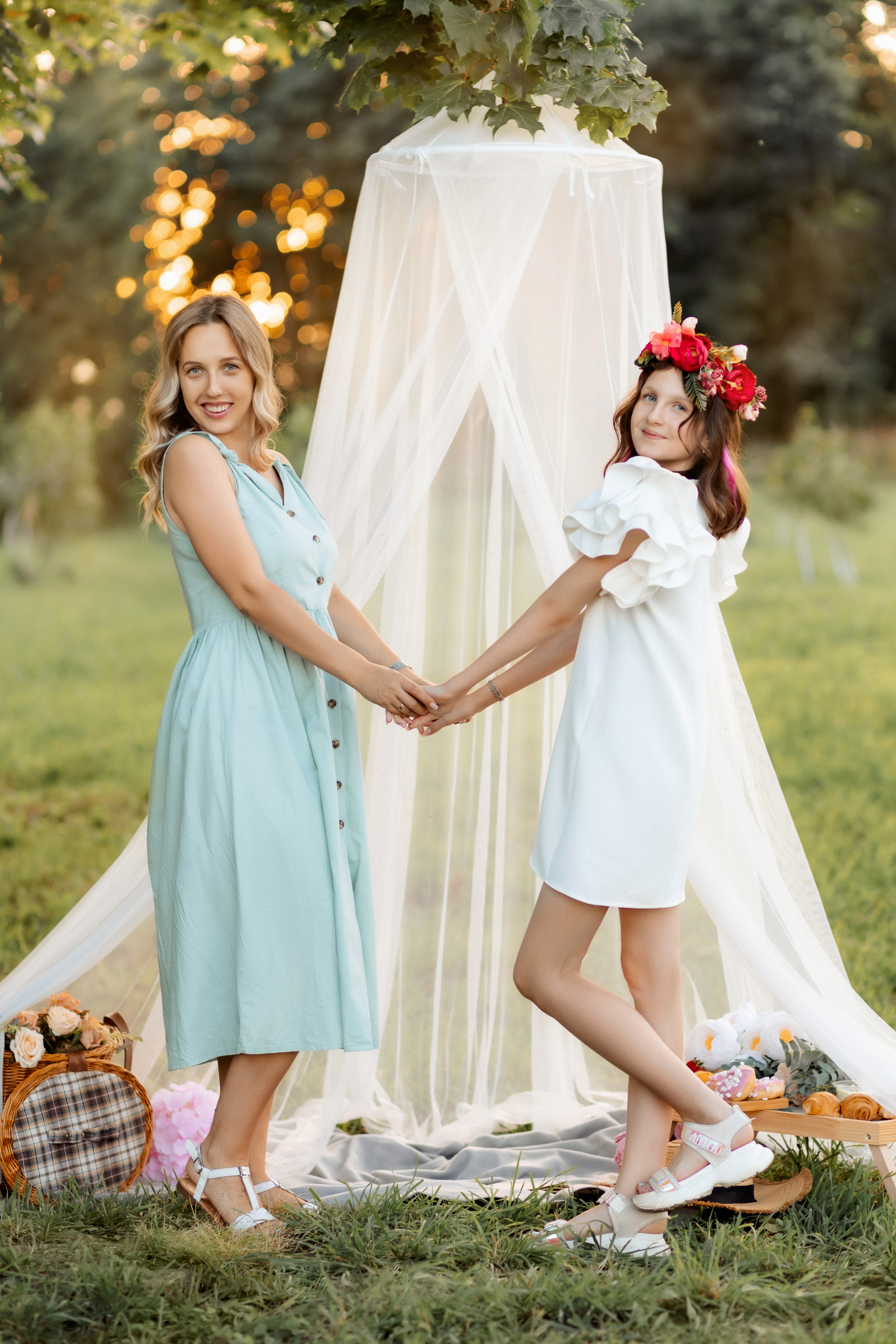 Пикник для мамы с дочкой. Зотова Алена — семейный и женский фотограф в Зеленограде