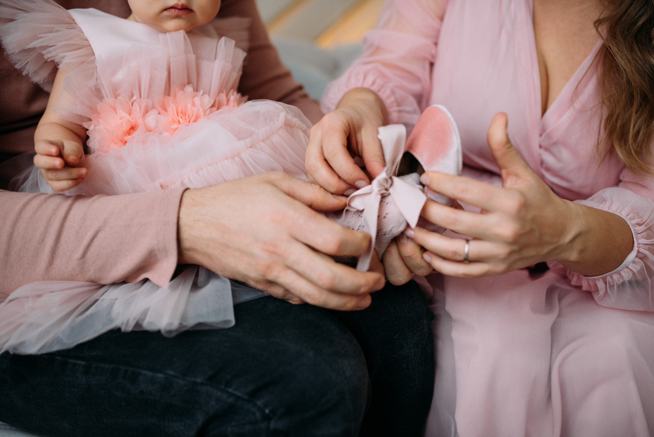 Анна, Мишель, Виктор — годовасие в студии