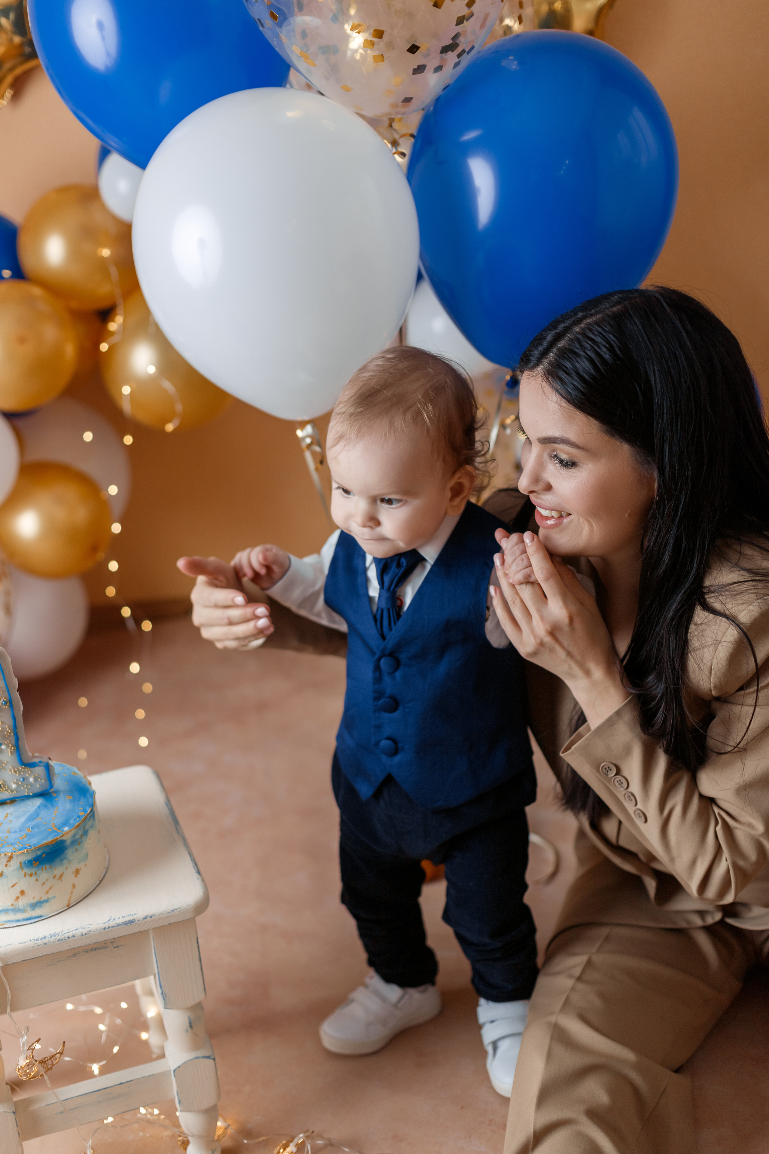 Малыш Илья 1 годик. Детский, семейный и фотограф новорождённых в Ярославле Анна Салова