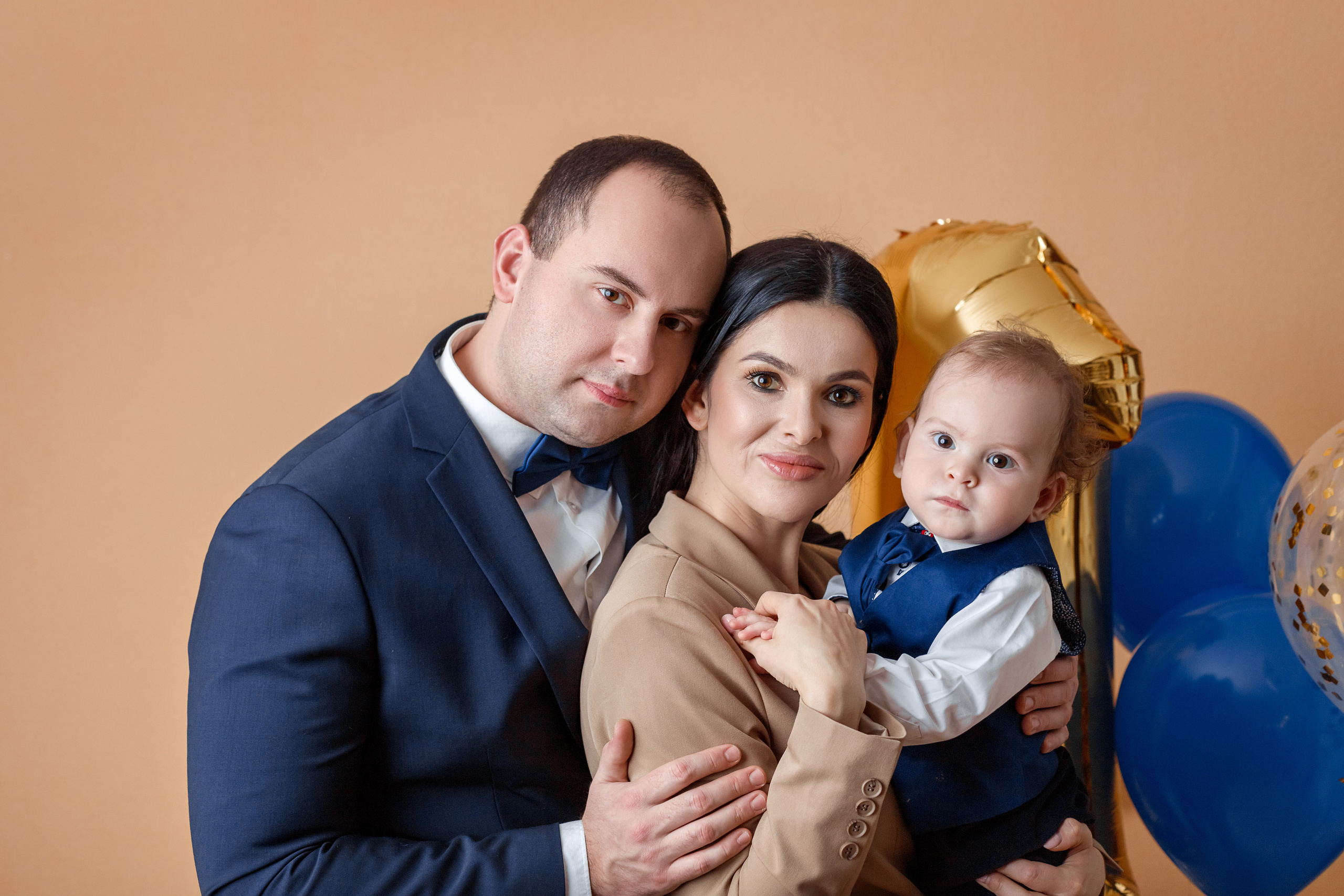 Малыш Илья 1 годик. Детский, семейный и фотограф новорождённых в Ярославле Анна Салова