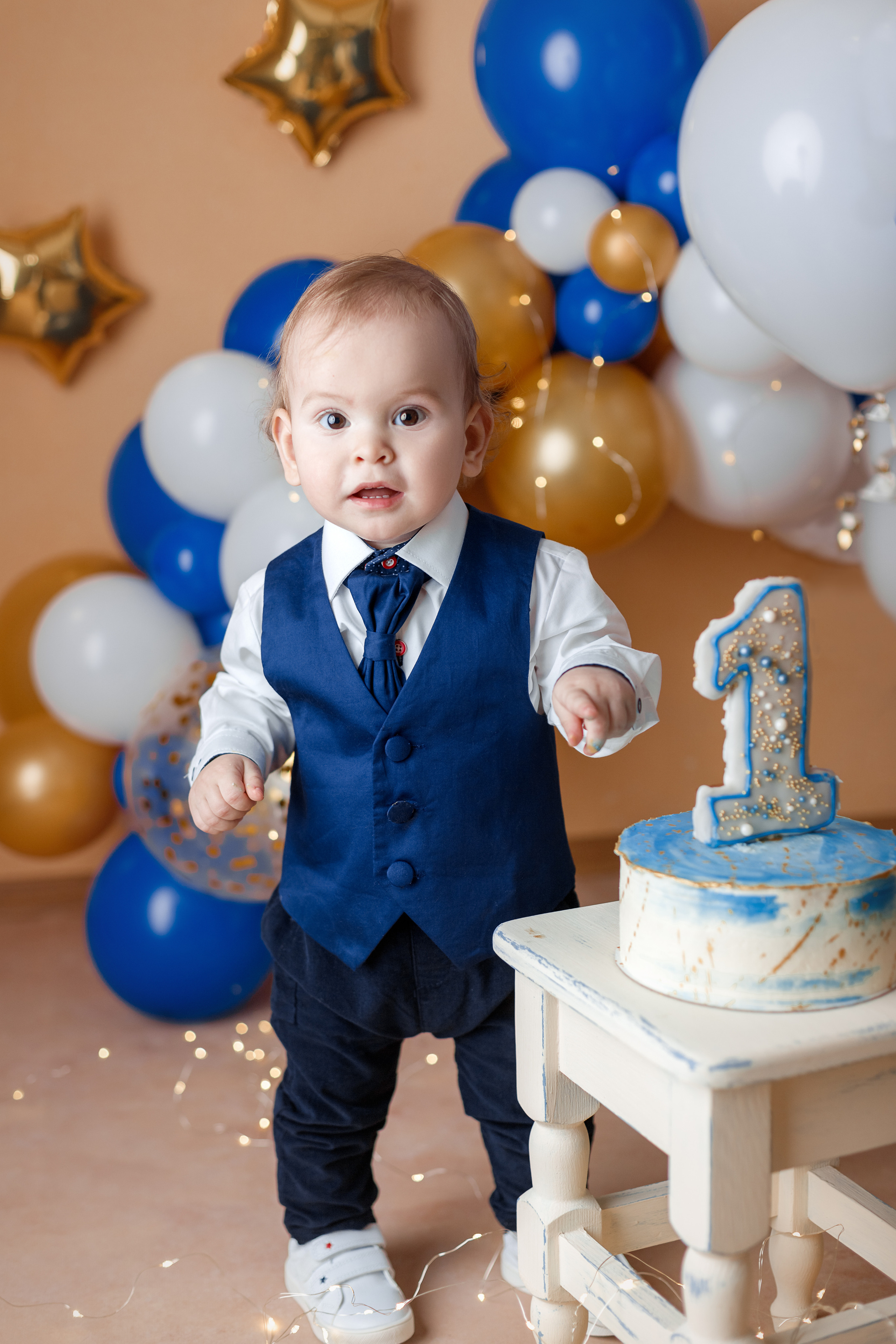 Малыш Илья 1 годик. Детский, семейный и фотограф новорождённых в Ярославле Анна Салова