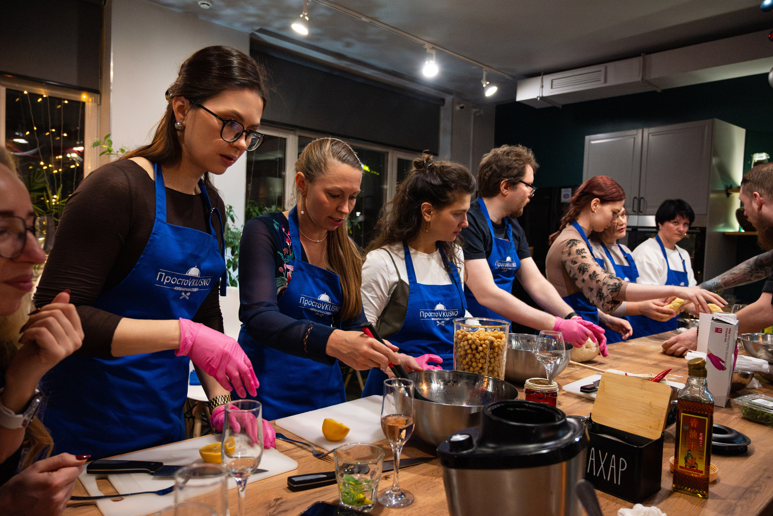Кулинарный мастер класс. Фотограф мероприятий в Москве