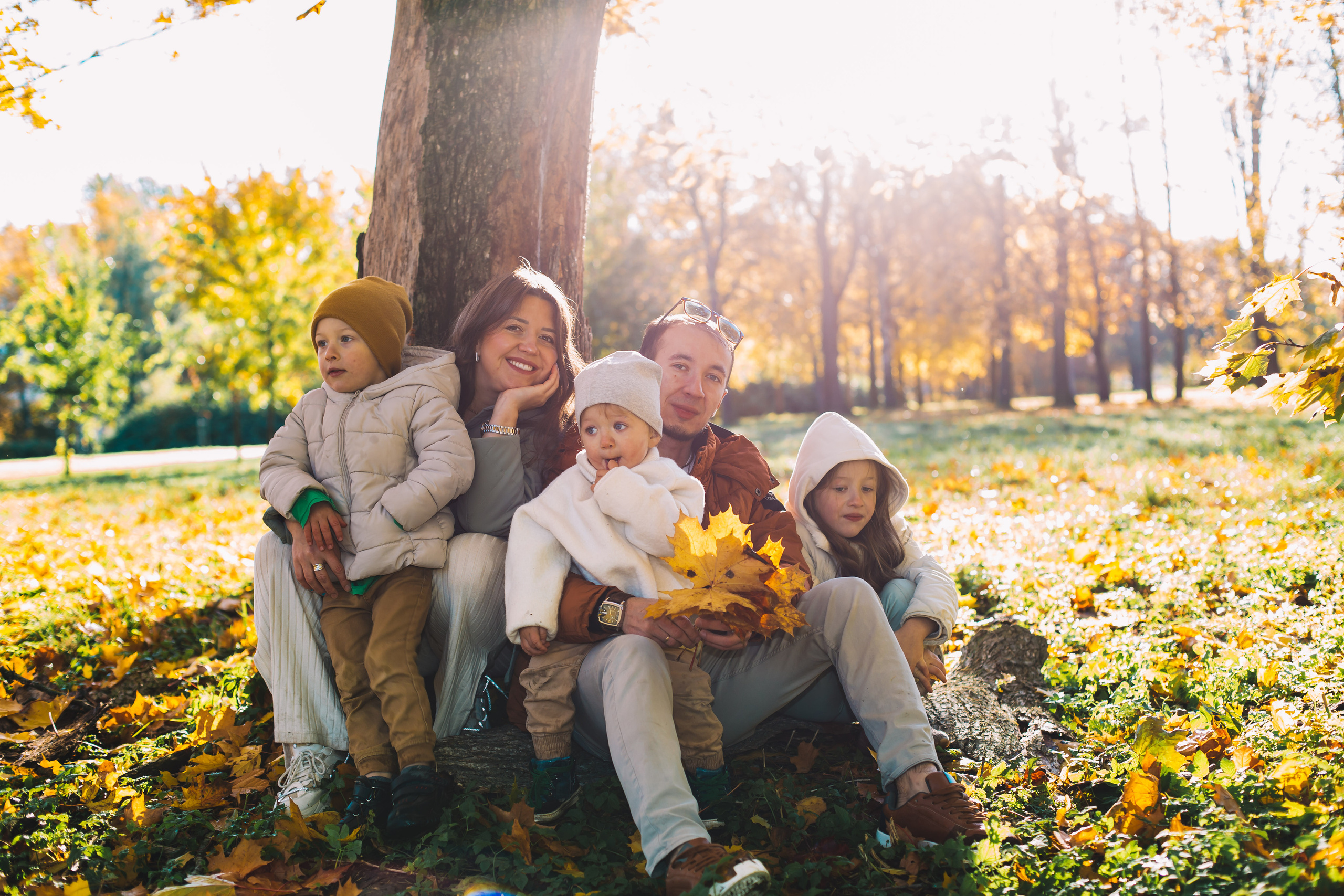 Осень в парке. Семейный и детский фотограф в Санкт-Петербурге Тамара Нечаева
