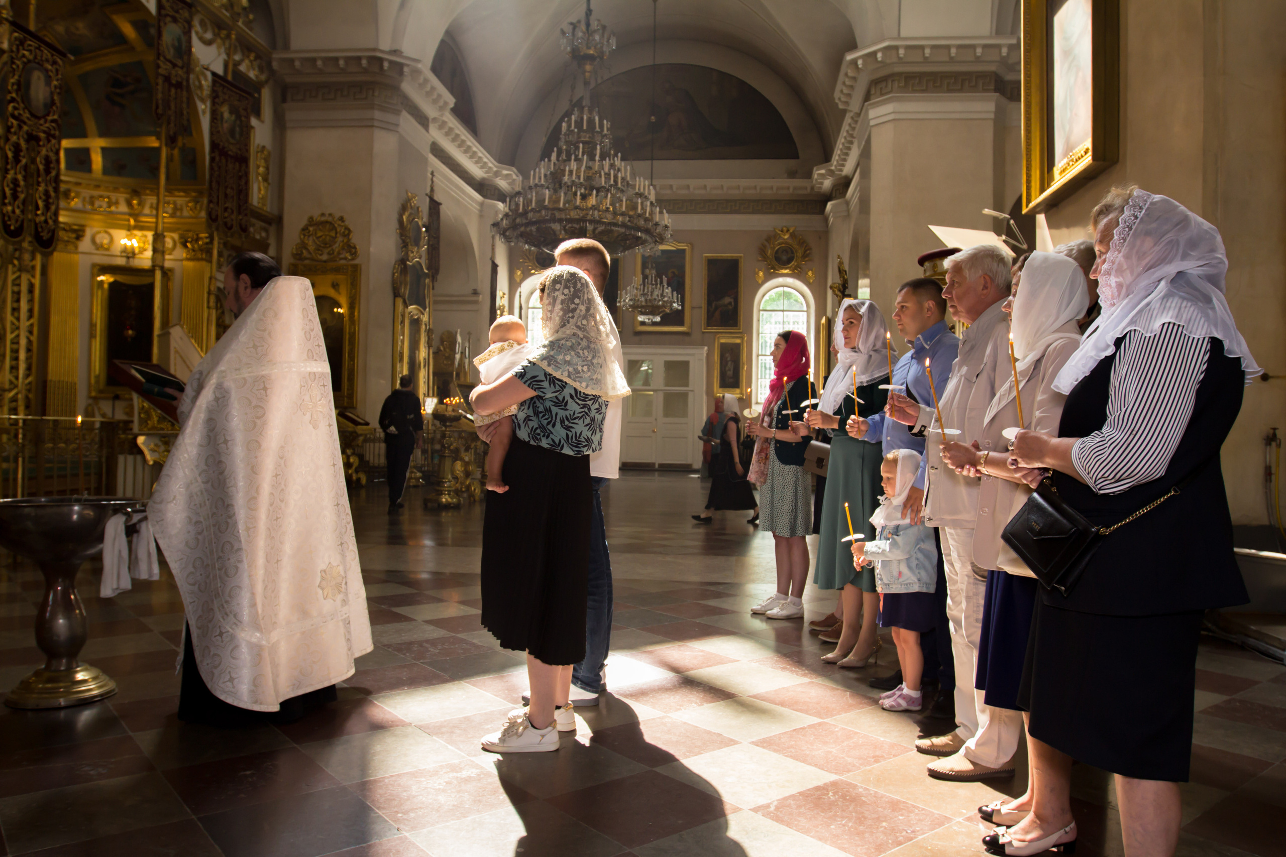 Крещение во Владимирском Соборе. Семейный и детский фотограф в Санкт-Петербурге Тамара Нечаева