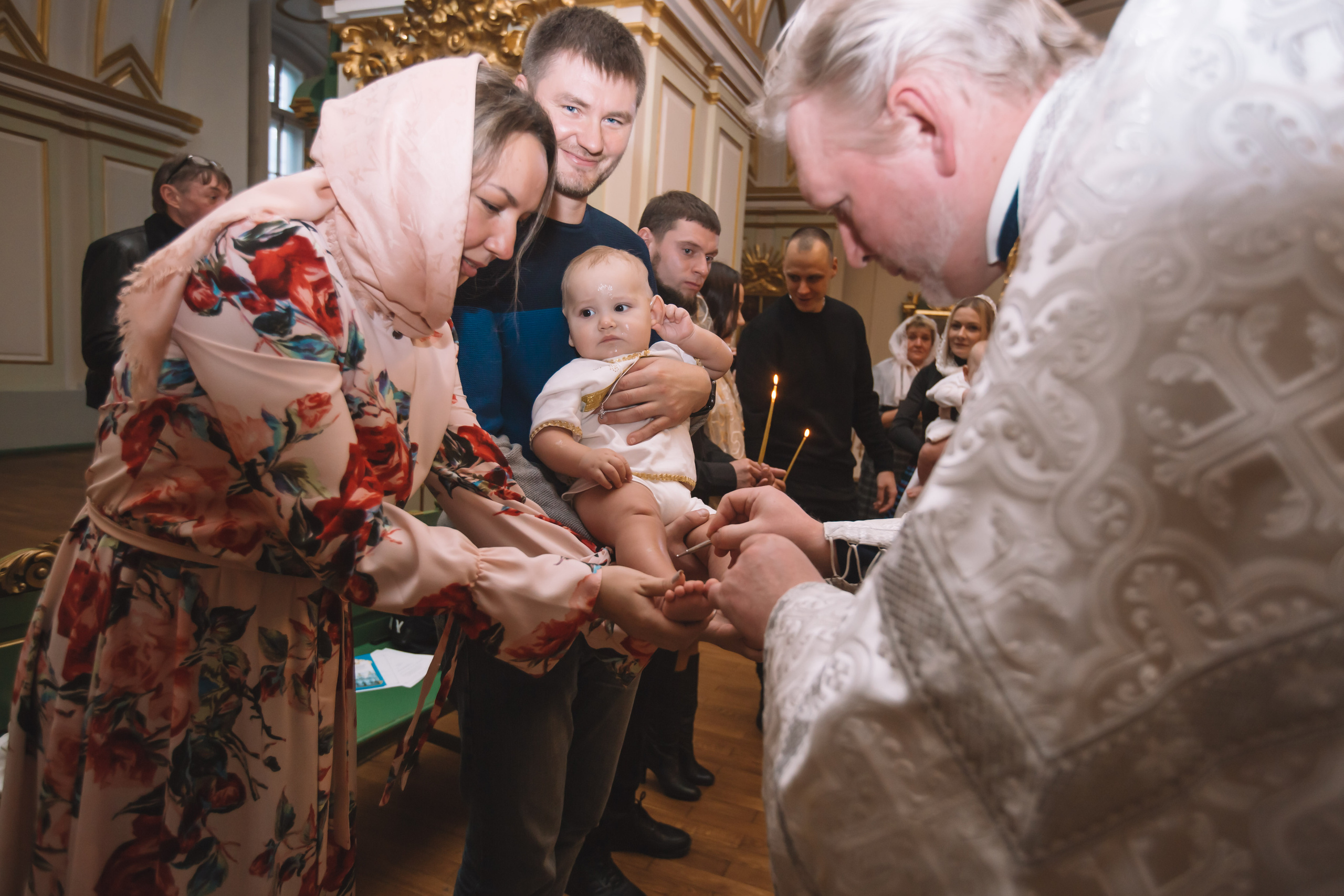 Крещение в Никольском Соборе. Семейный и детский фотограф в Санкт-Петербурге Тамара Нечаева