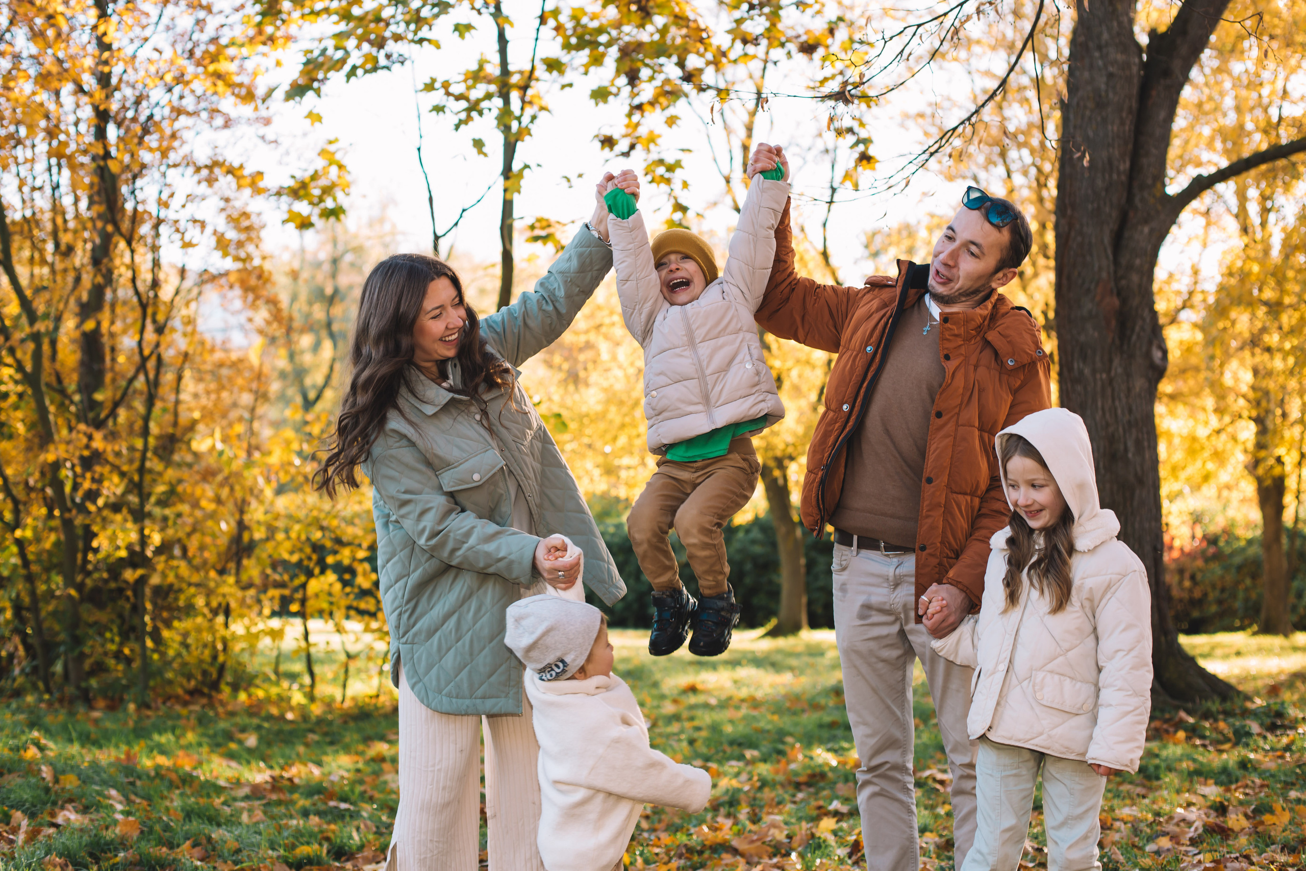 Осень в парке. Семейный и детский фотограф в Санкт-Петербурге Тамара Нечаева