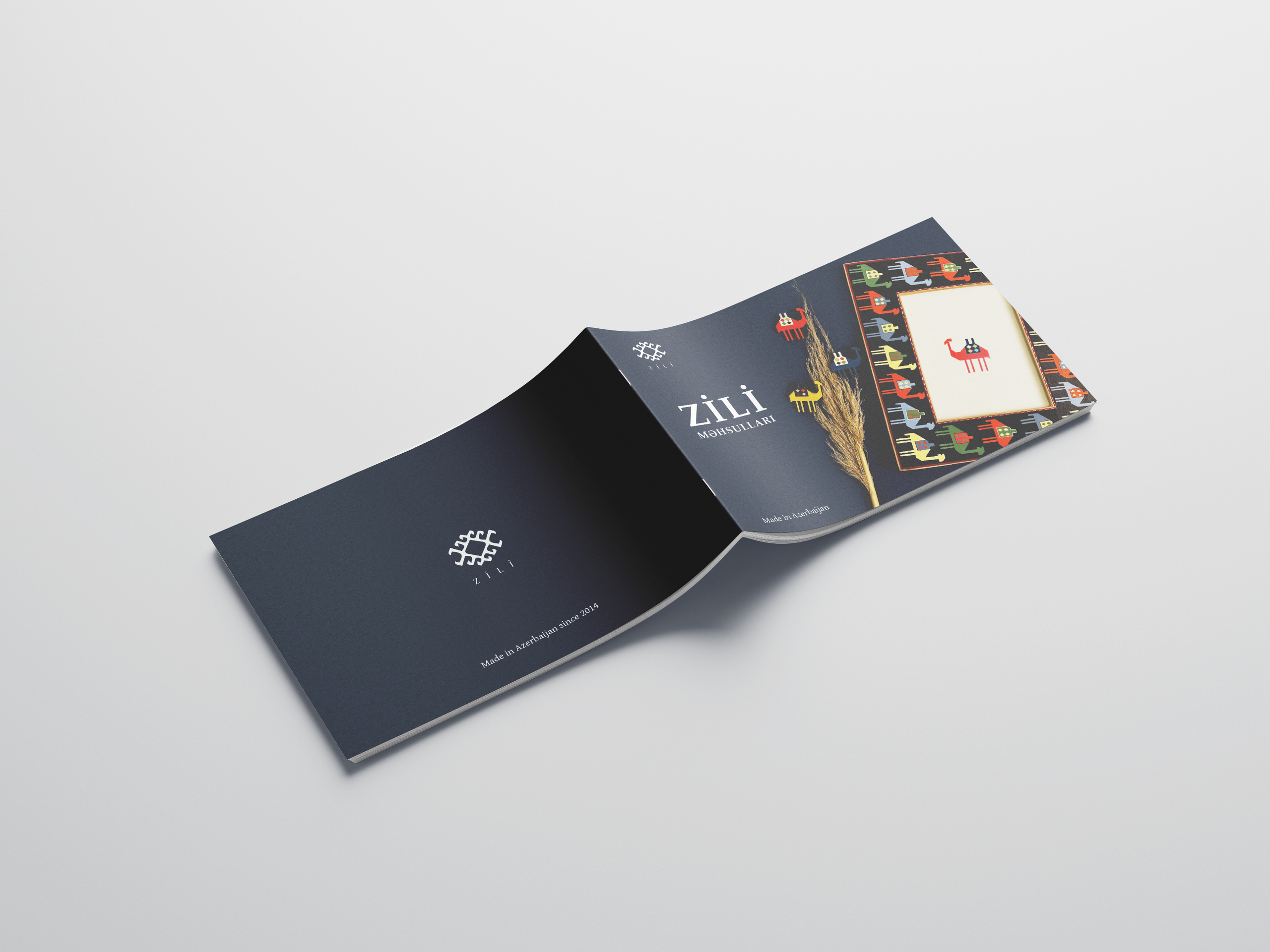 Catalog design for the Zili. Design, illustration and painting