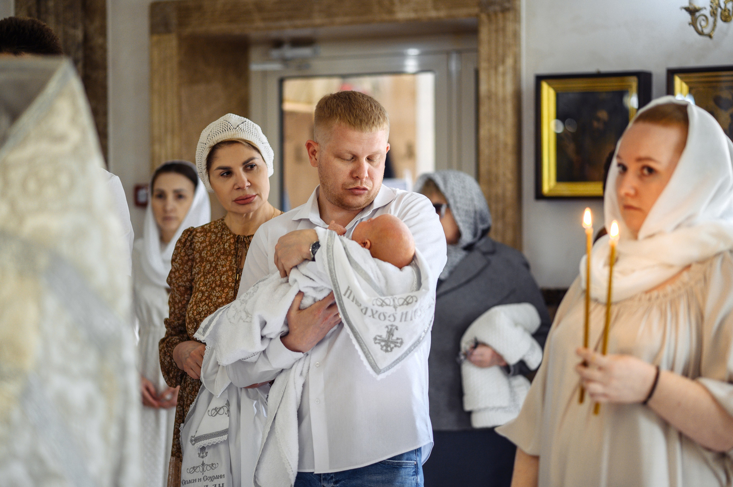 Крещение Богдана. Введенская церковь. Свадебный и семейный Фотограф в Пензе Татьяна Лапоногова