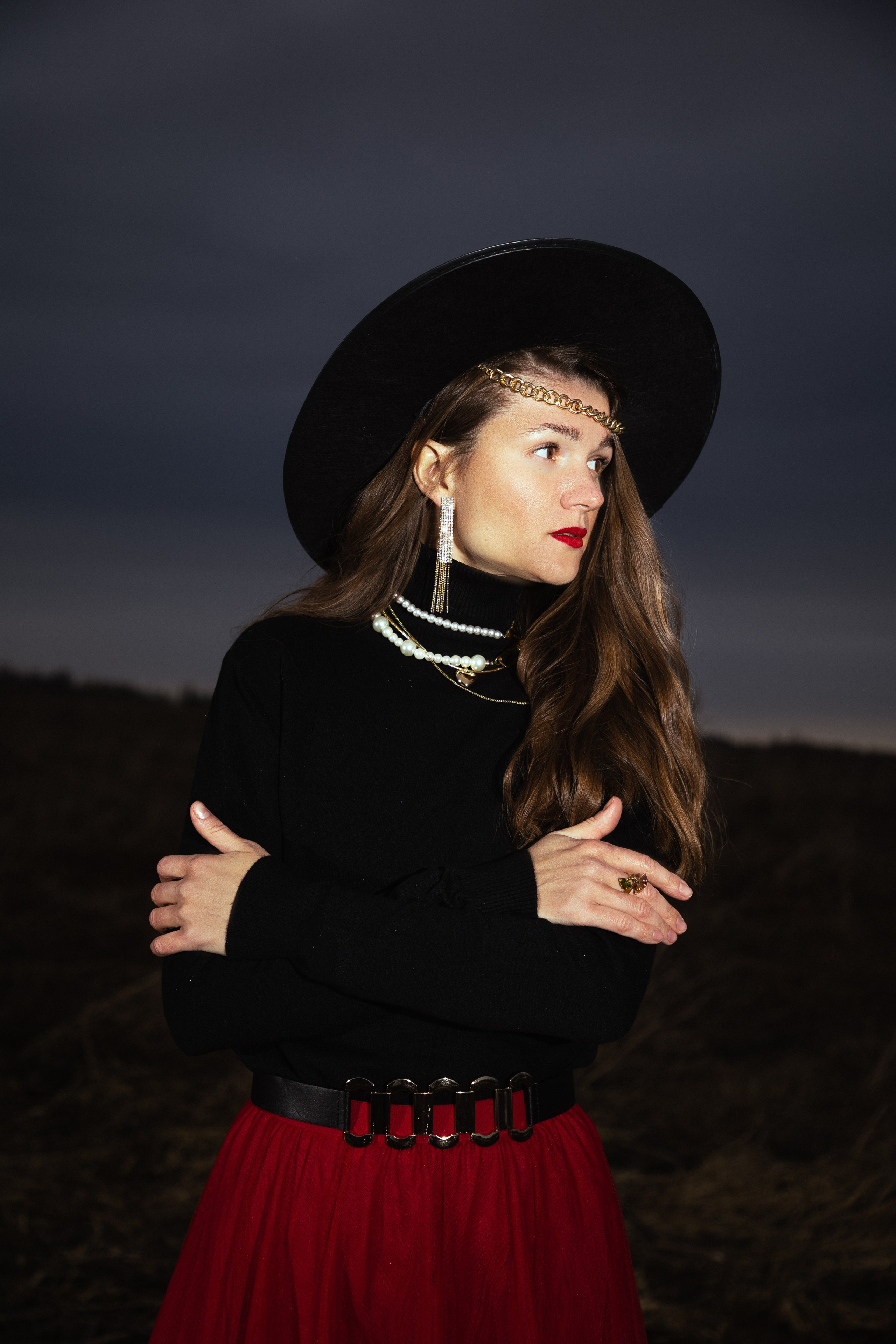 Необычная фотосессия в поле. Фотограф Анастасия Тихонова