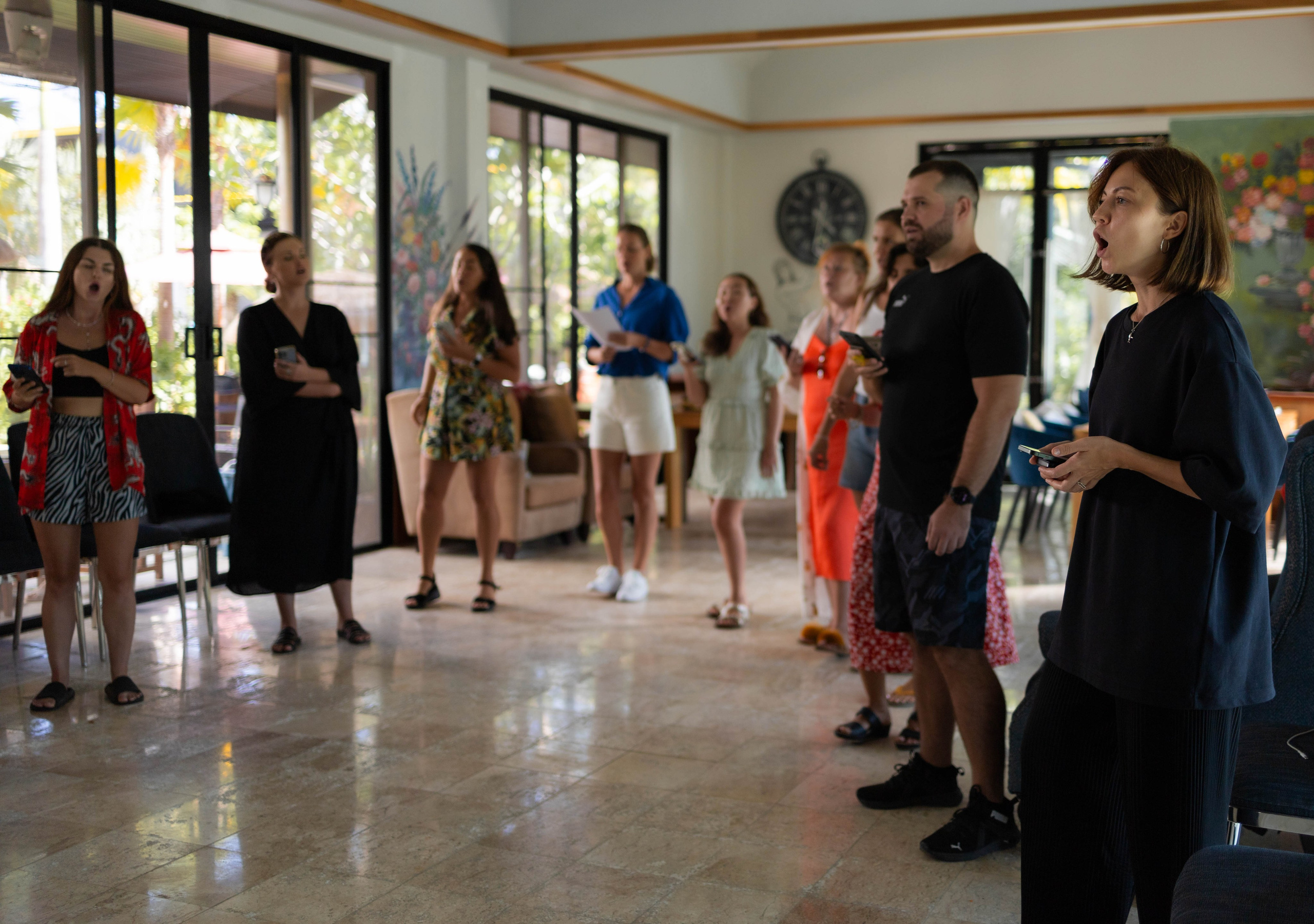 Neprosto choir. Lyric photographer