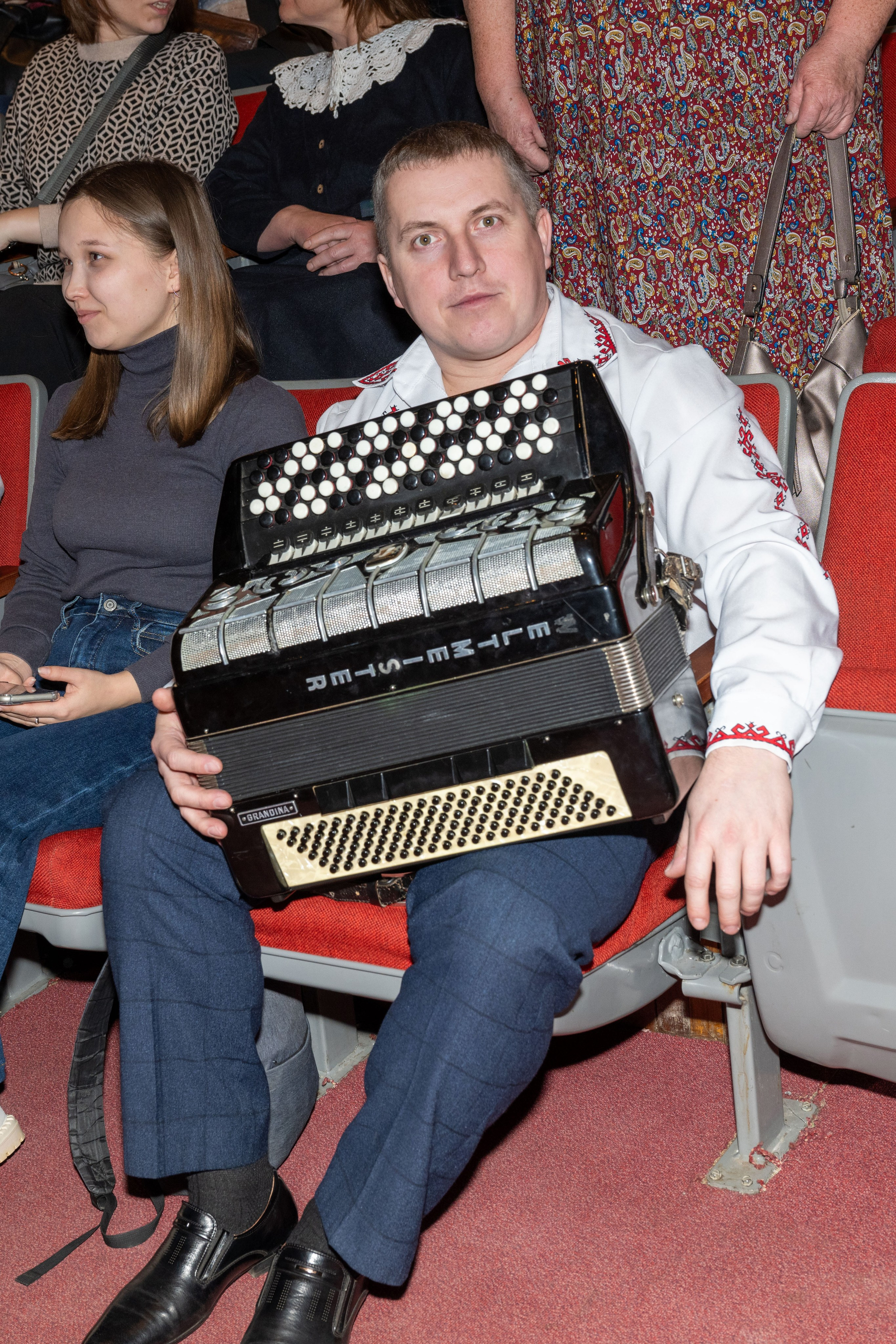 Съёмка в Доме кино