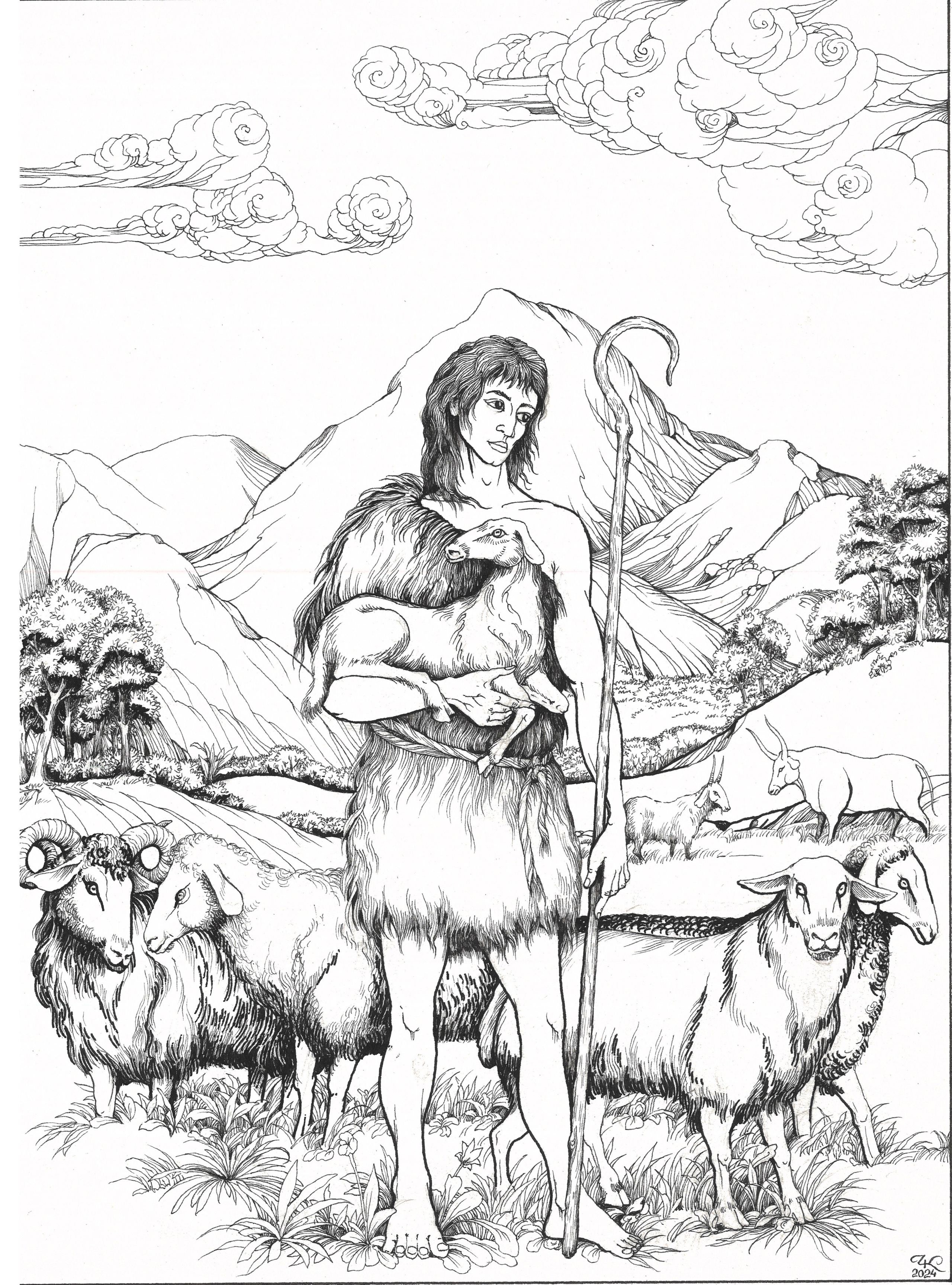 Святые востока. Графика Часовских