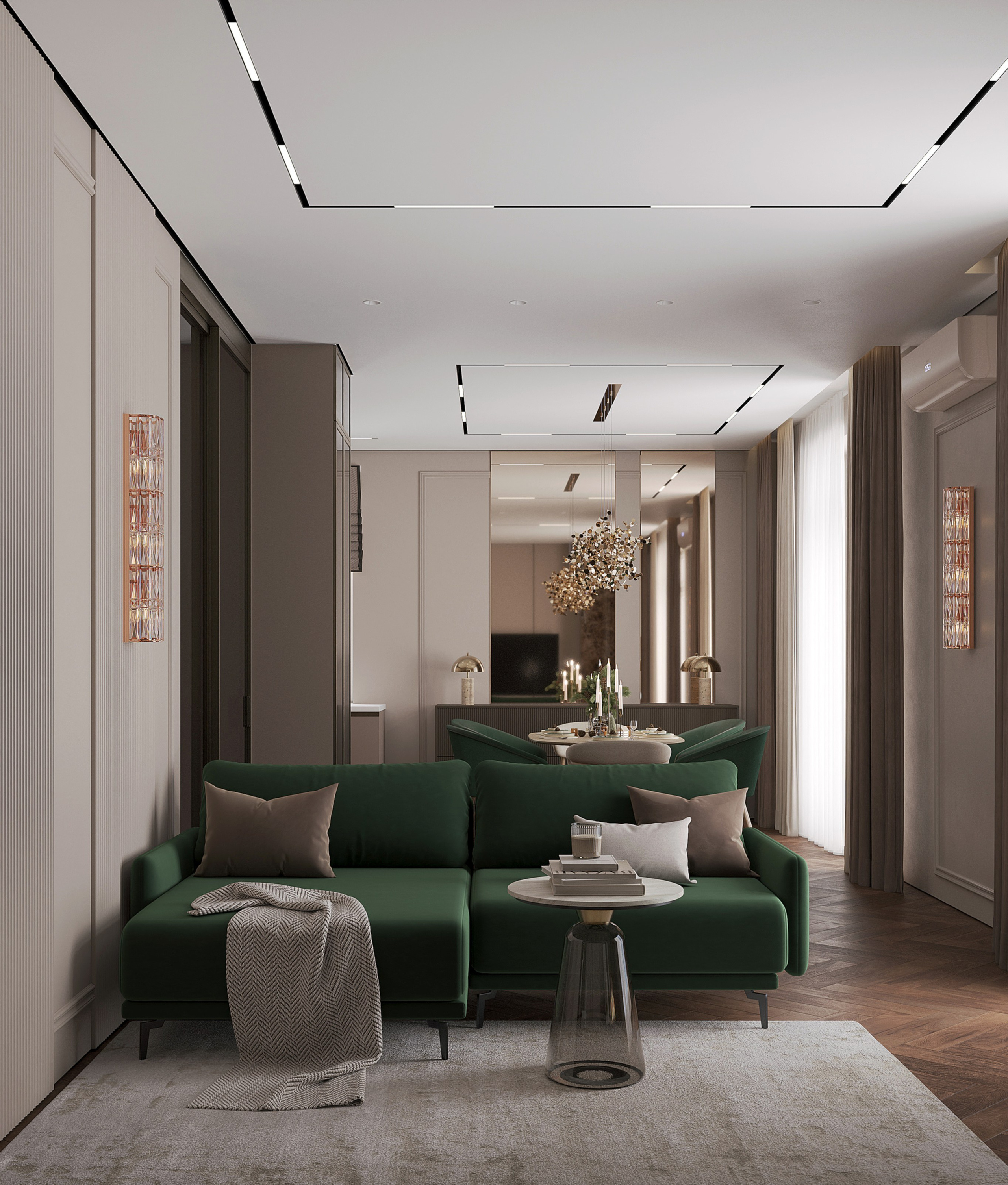 Проект Дома Казань. Студия дизайна интерьера Лактионовой Елены