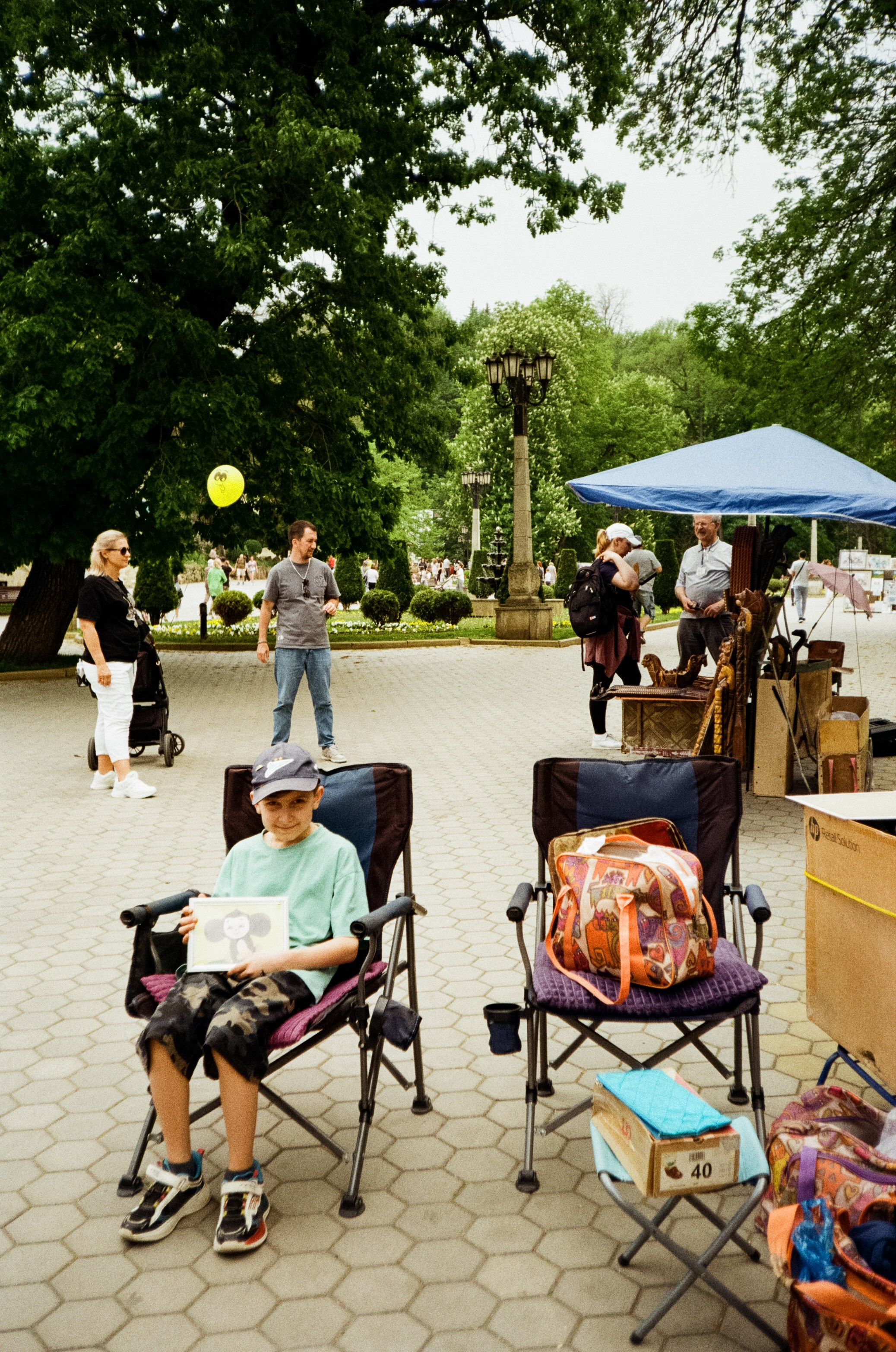 Дворик на Гагарина и Нарзанная галерея. Аллеи Кисловодска. Фотограф-документалист Мария Осокина