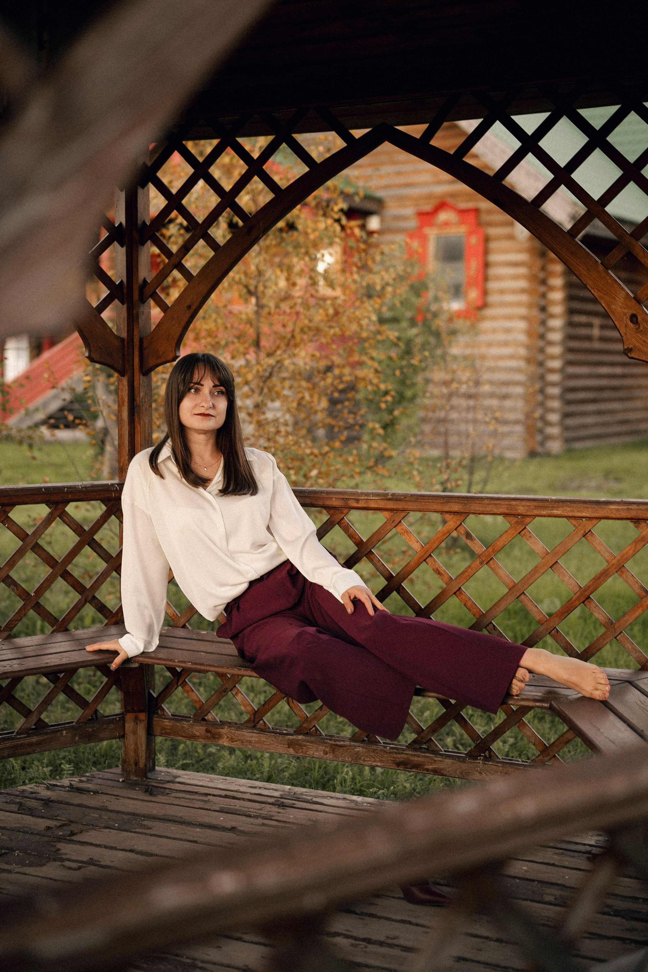 Натали с гортензией. Портретный, семейный и свадебный фотограф в Нарьян-Маре