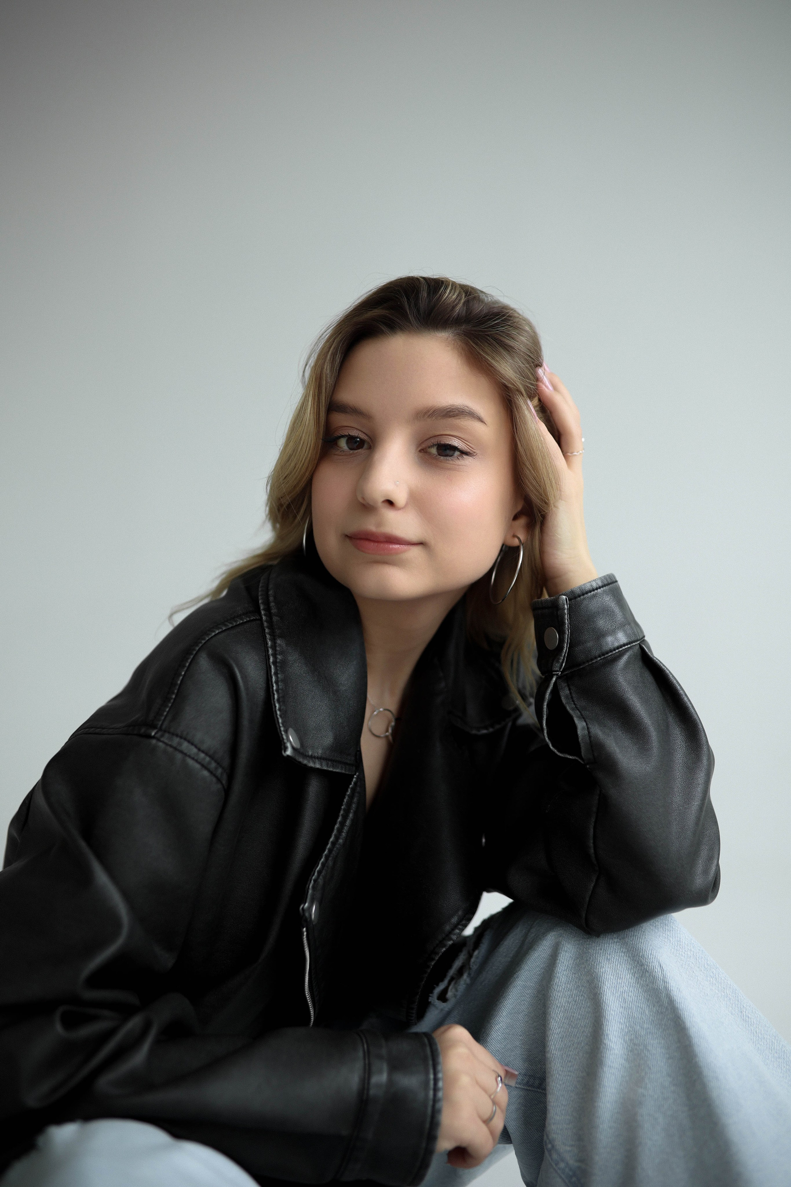 Фотосъемка для Юли в студии. Фотограф Самара Лена Мандарин