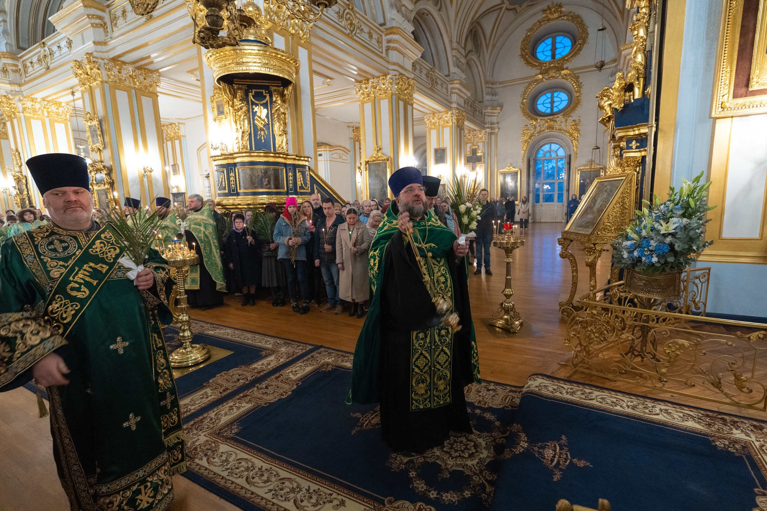 Суббота 6-й седмицы, ваий. Лазарева суббота. Воскрешение прав. Лазаря. НИКОЛО-БОГОЯВЛЕНСКИЙ МОРСКОЙ СОБОР