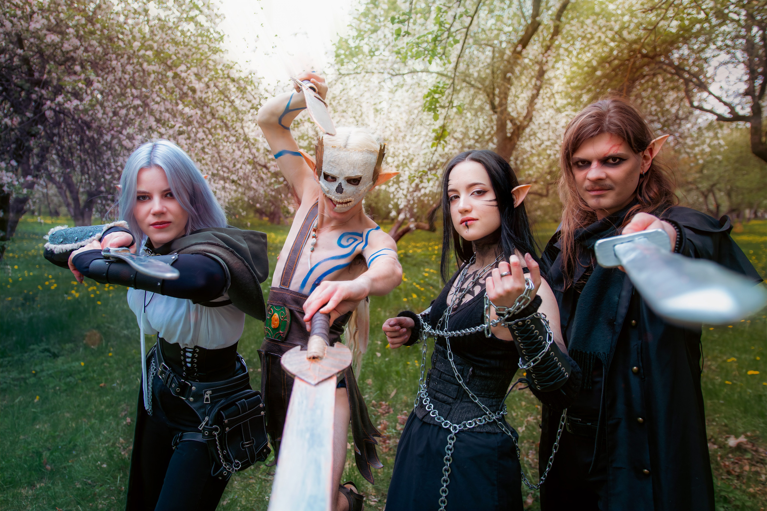 фотосессия в Лошицком парке в стиле эльфов