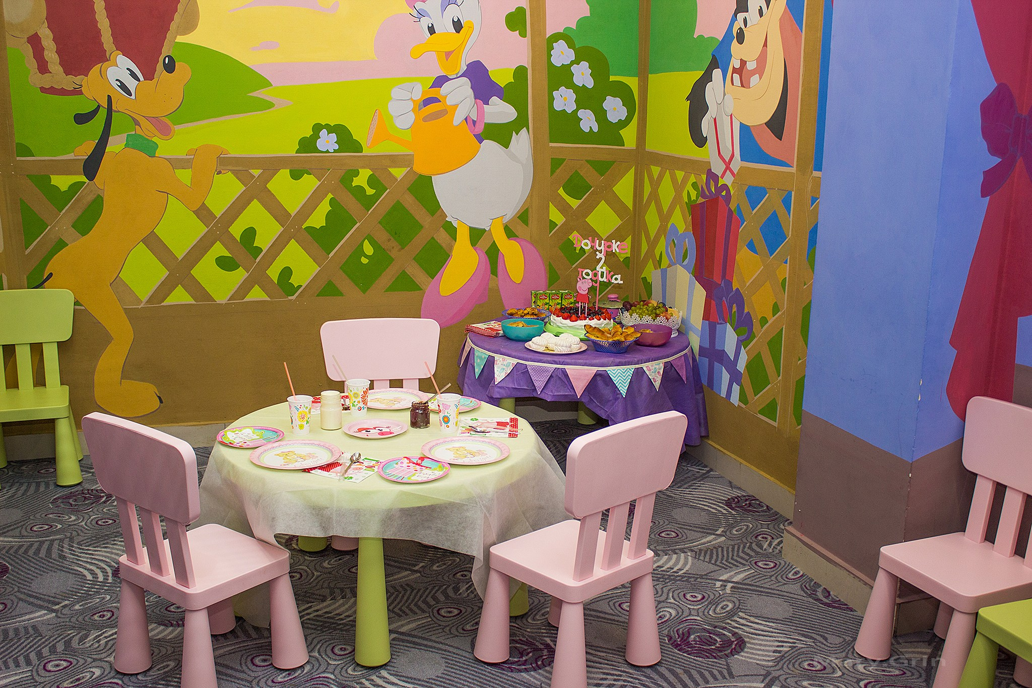 День рождения в стиле свинки Пеппа в Изумрудном городе. Детский и семейный фотограф, фотограф мероприятий Нижний Новгород